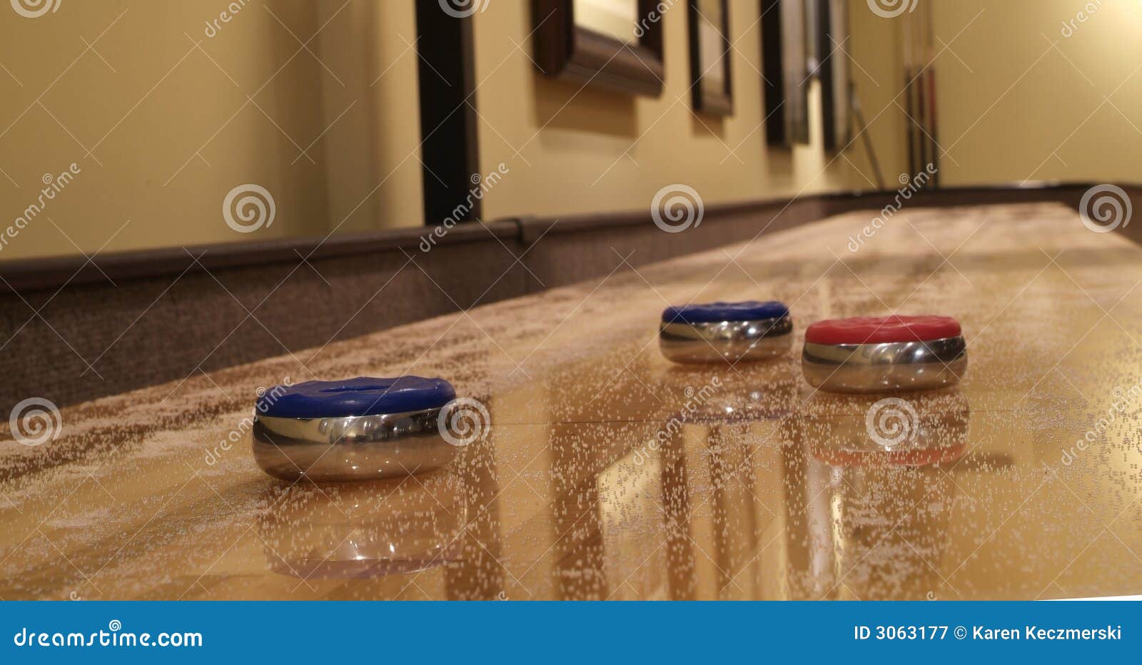 Shuffle board stock image. Image of long, push, scoring 3063177