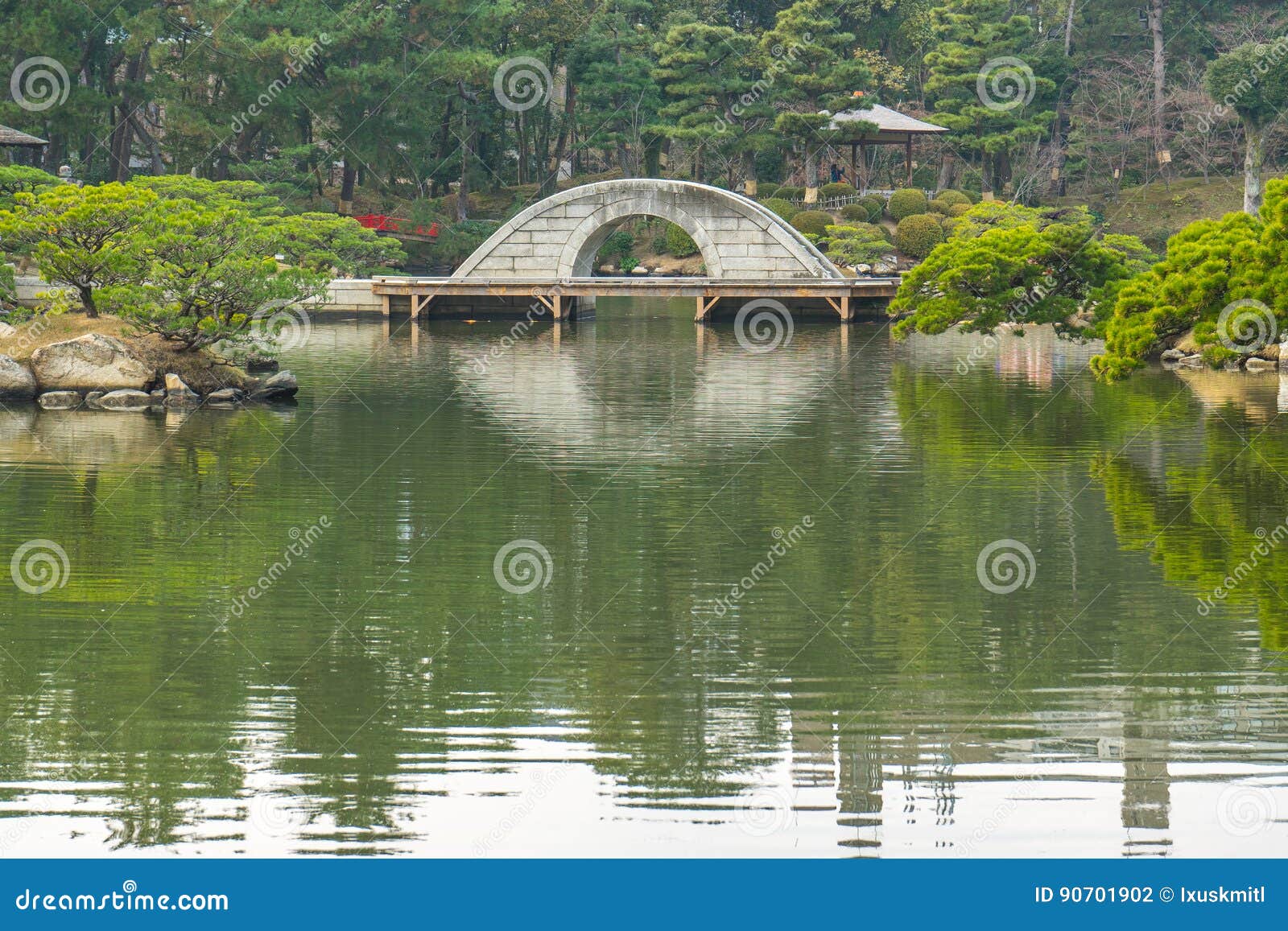Shukkeien the Japanese Style Garden in Hiroshima, Japan Stock Photo ...