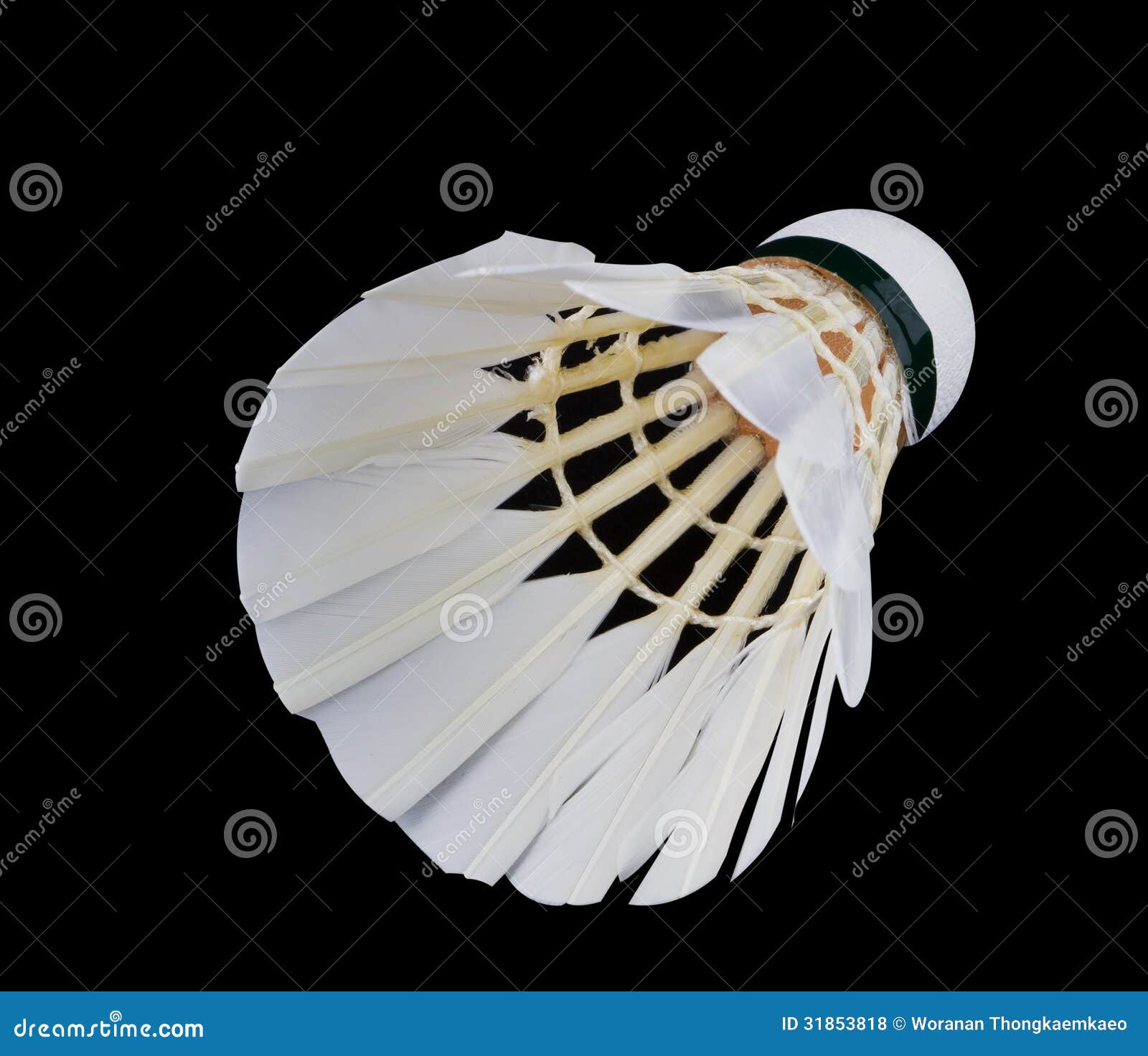 Shuttlecock stock photo. Image of feather, shuttlecock 31853818