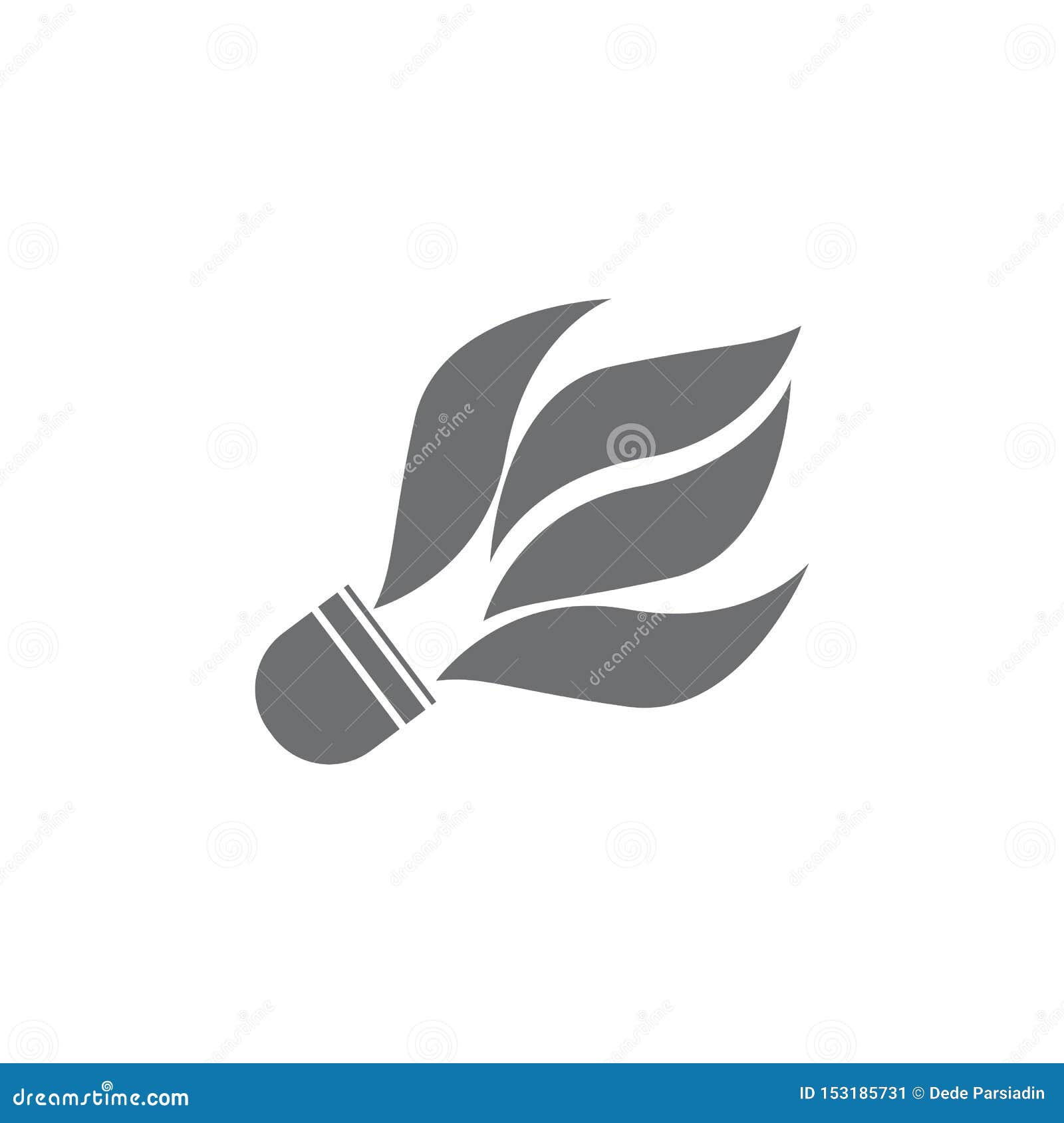 Shuttlecock Talking Cartoon Vector Mascot Illustration CartoonDealer