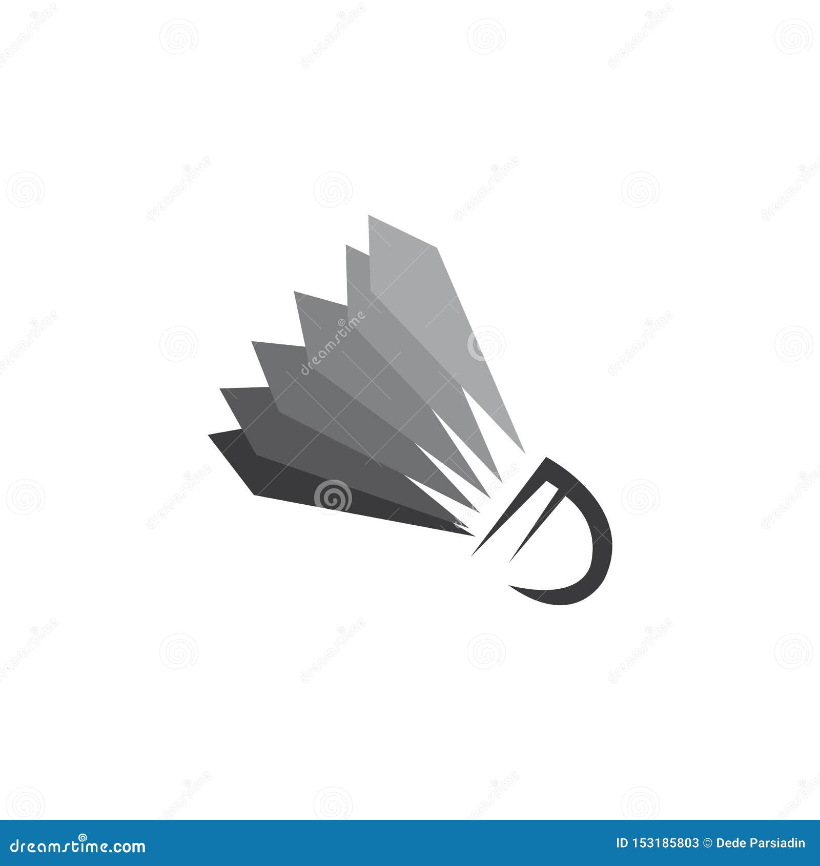 Shuttlecock Talking Cartoon Vector Mascot Illustration CartoonDealer