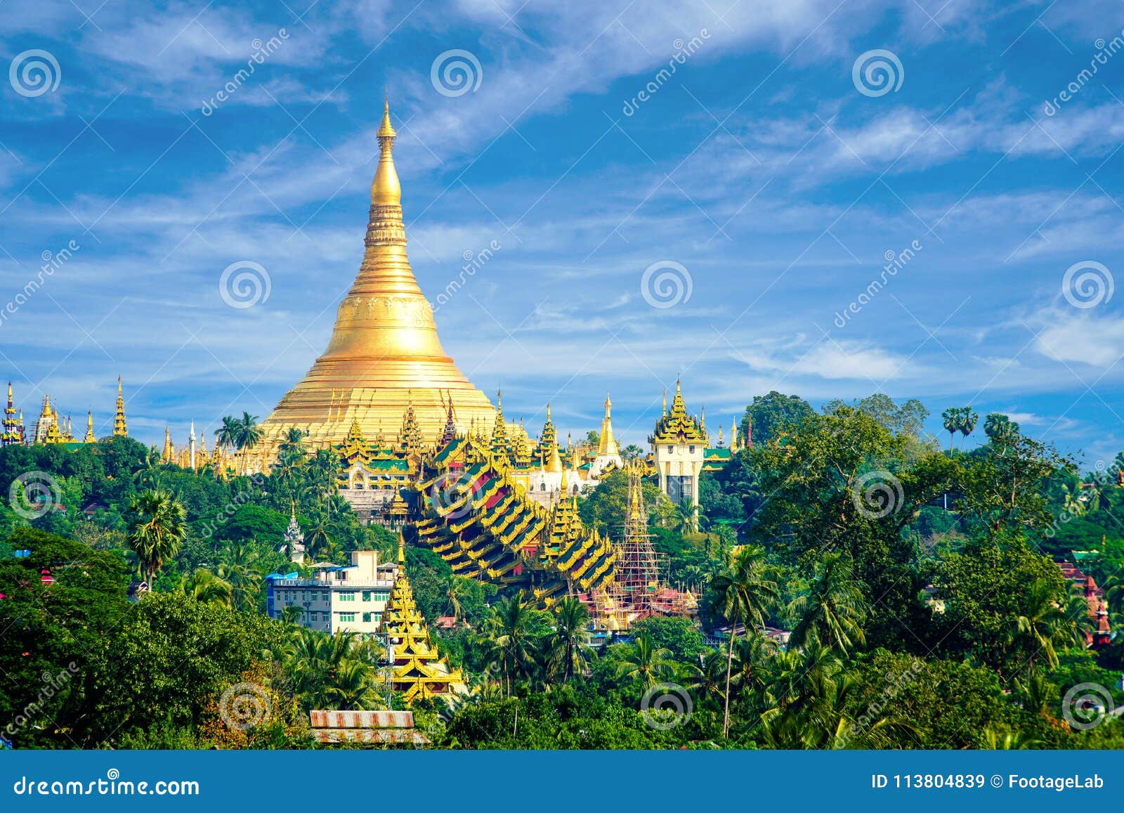 shwedagon pagoda in myanmar burma