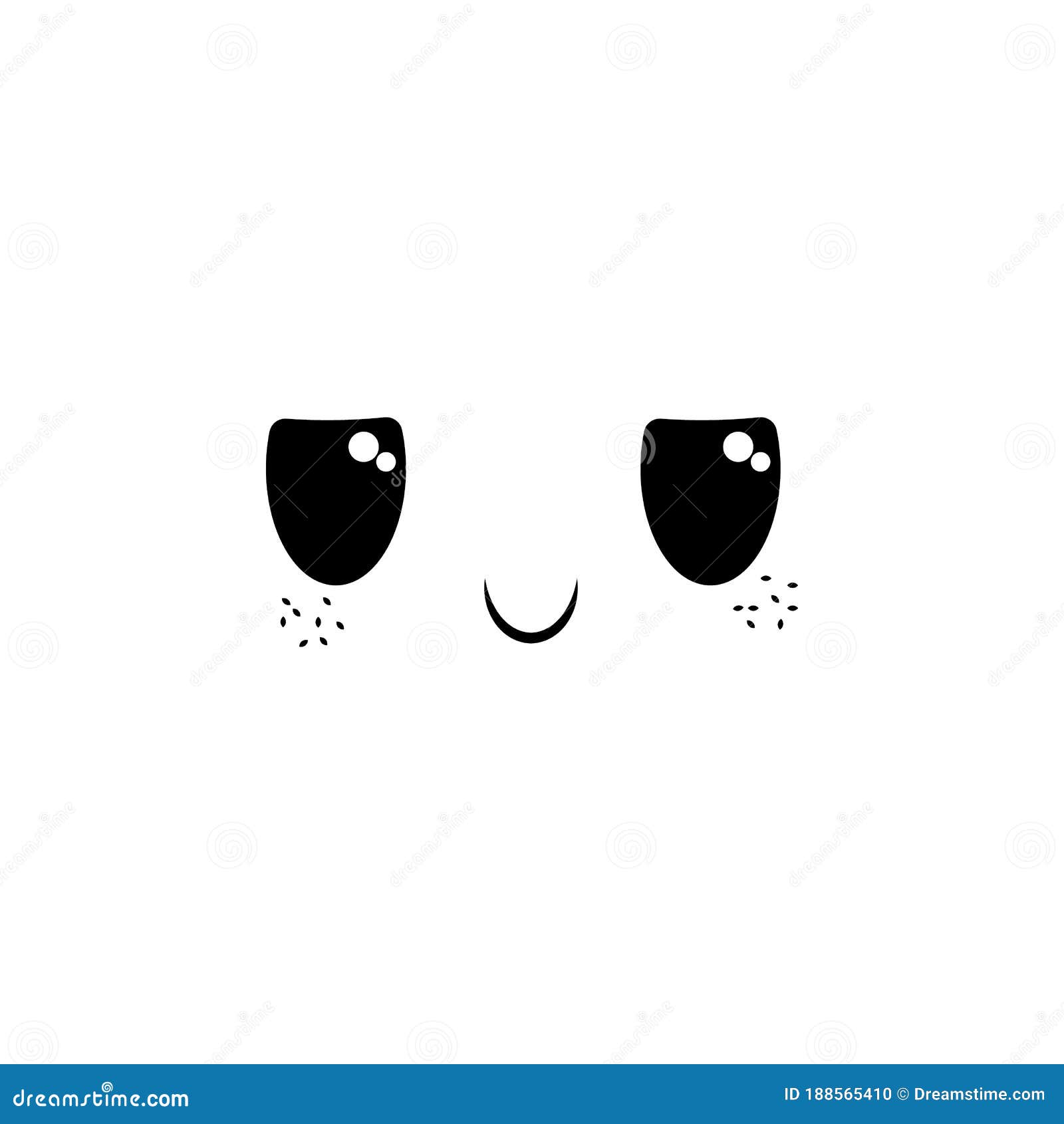 Shy Face Icon. Element of Anime Face Icon for Mobile Concept and Web Apps  Stock Illustration - Illustration of eyes, symbol: 188565410