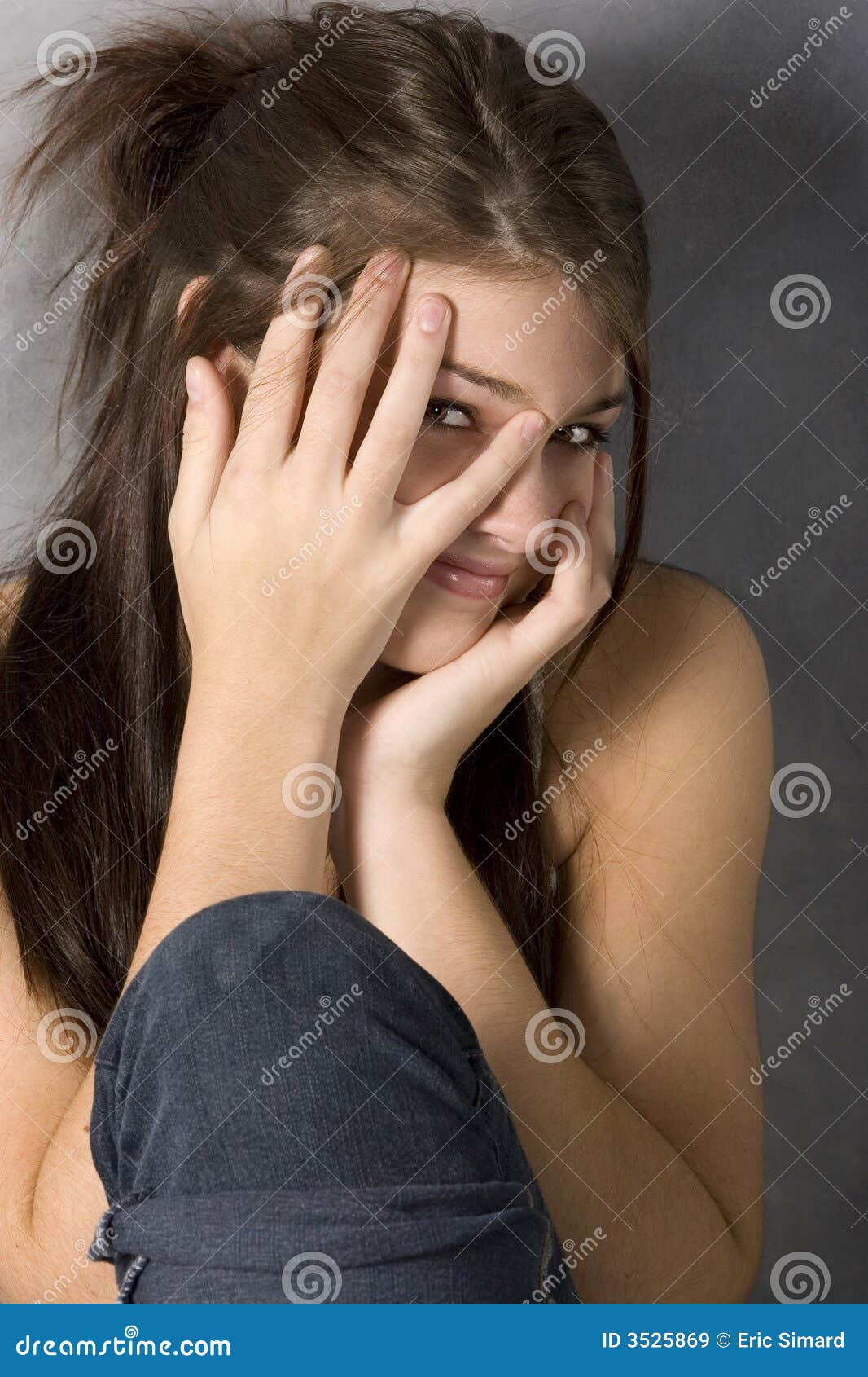 Shy Teenager Stock Image Image Of Sheepish Teen Hi