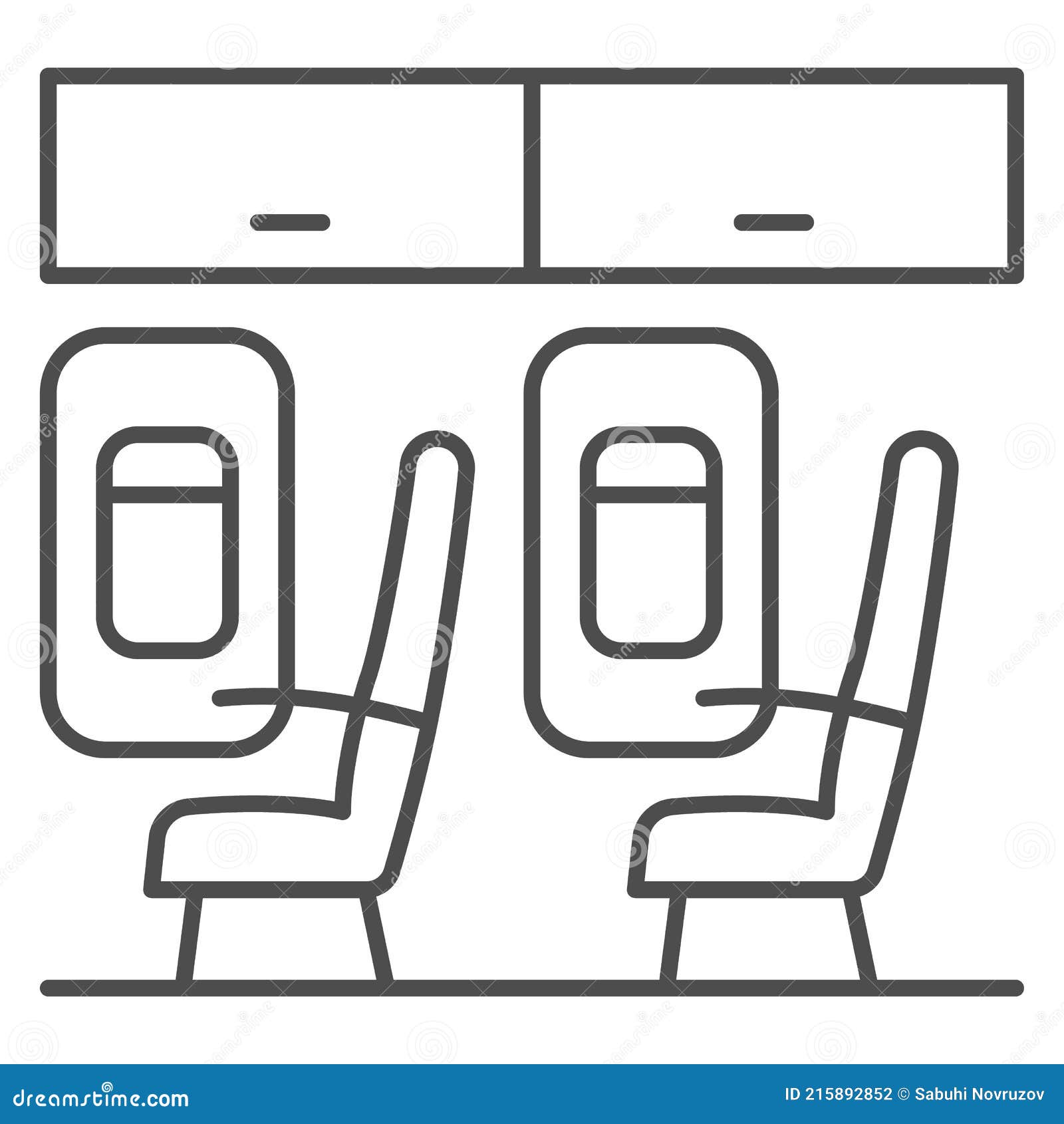 Billets D'avion Icône Ligne Mince Compagnies Aériennes Concept