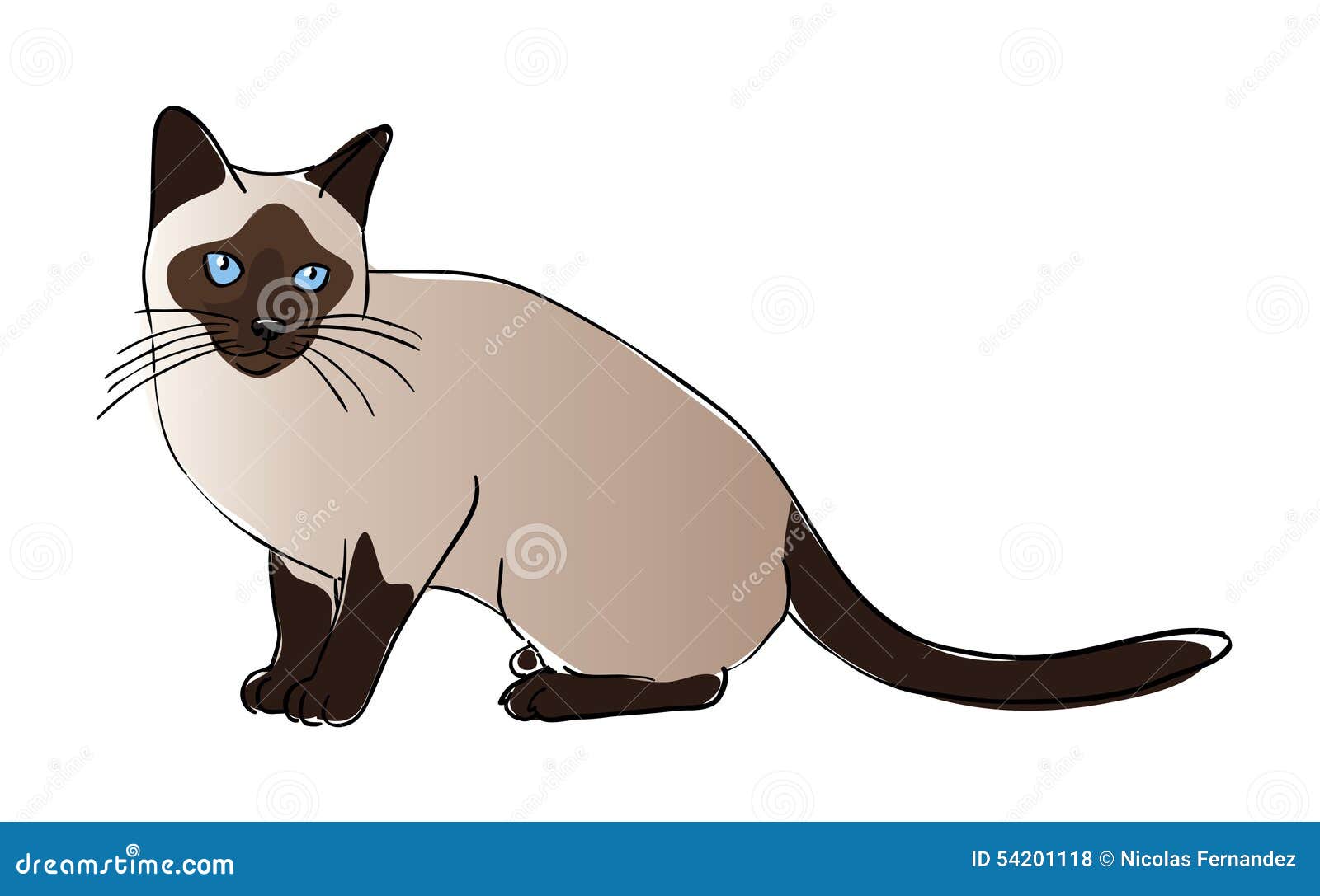 Pixel art vector Siamese cat icon isolated on white background. Stock  Vector