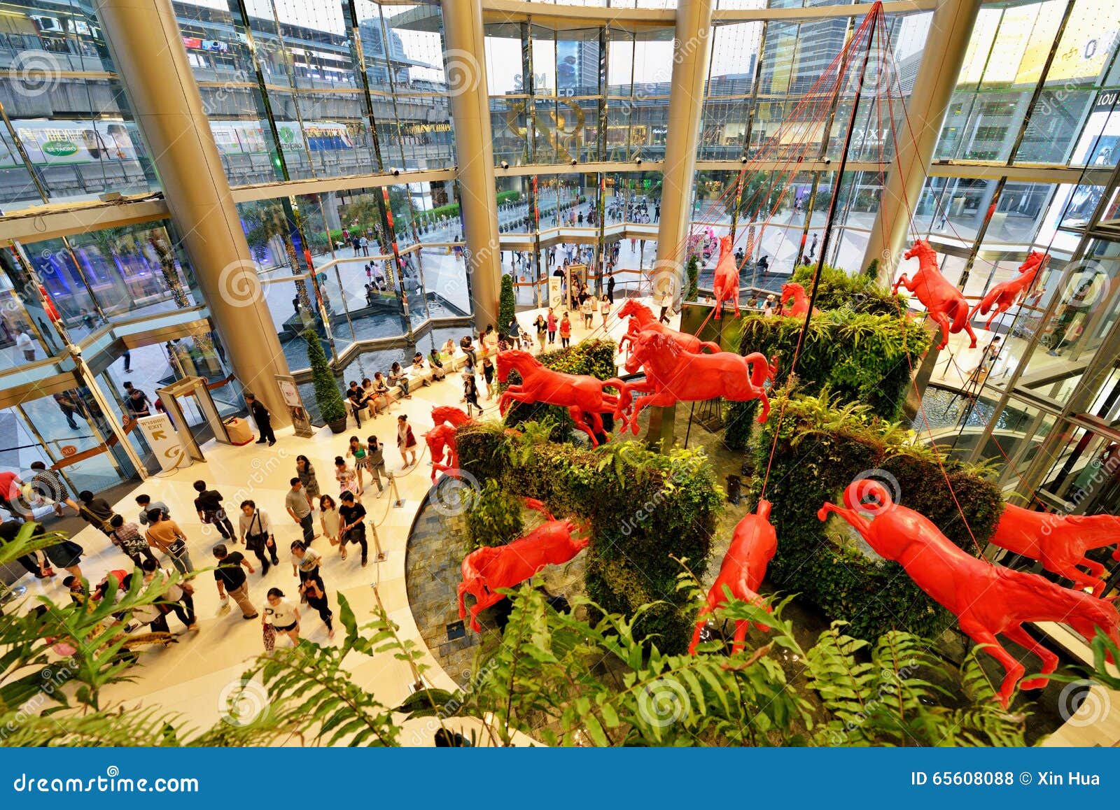 Siam Paragon Shopping Mall, Bangkok Editorial Stock Photo - Image of  entrance, cityscape: 65608088