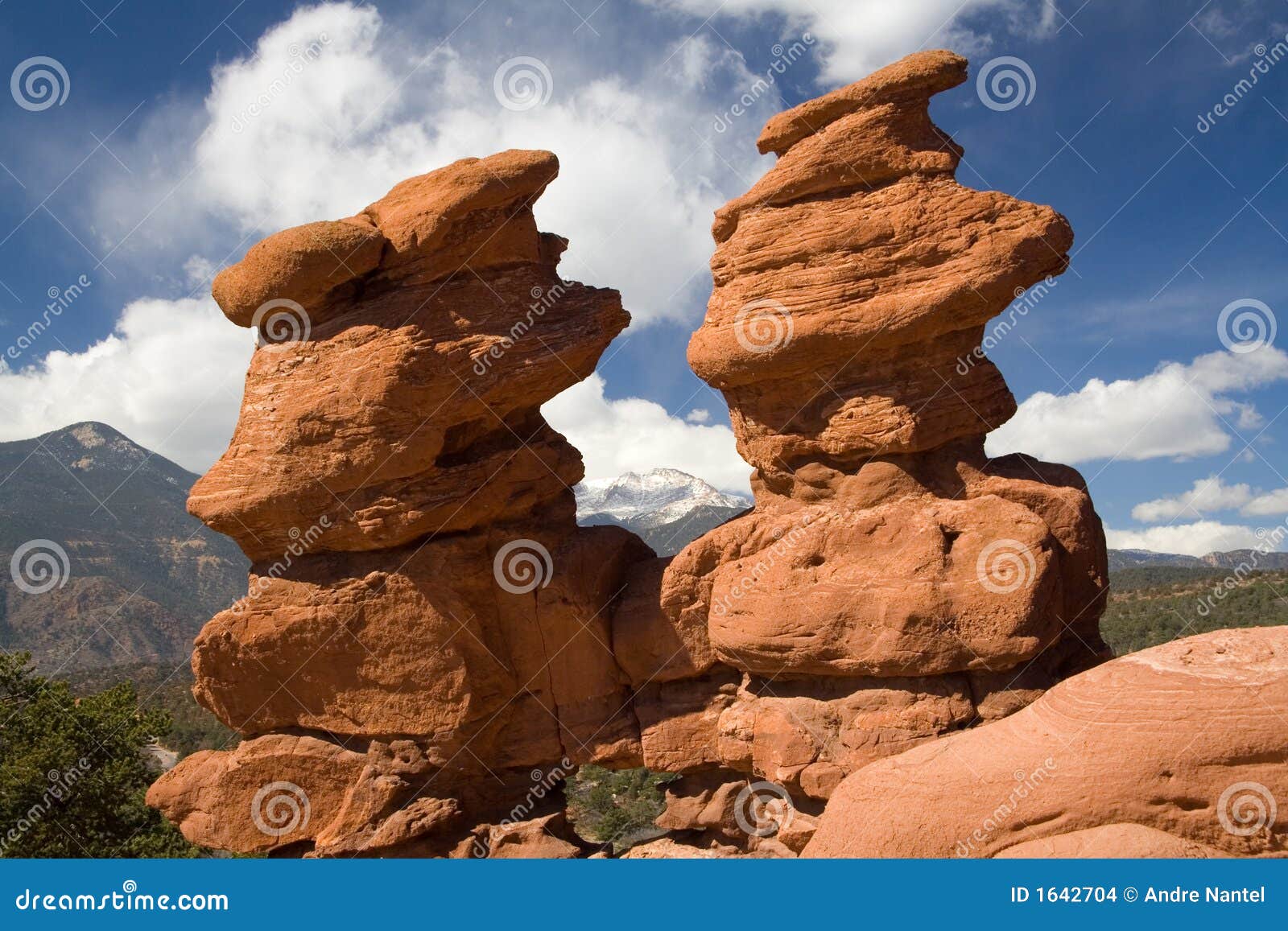 Siamese Twins Rock Formation Stock Photo Image Of Peak Mountains