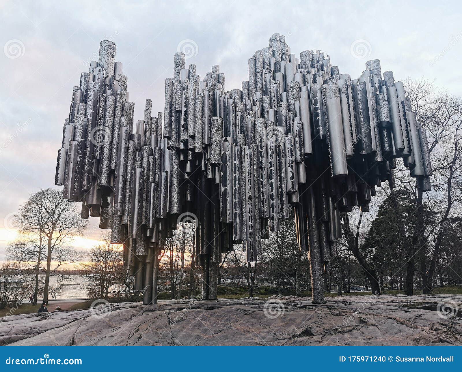 sibelius monument in helsinki, finland