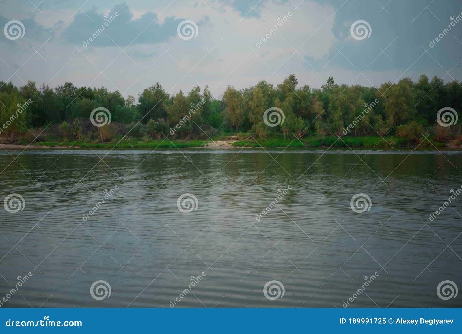 Siberian Expanses Beauty Of Russia Irtysh River There Are Trees