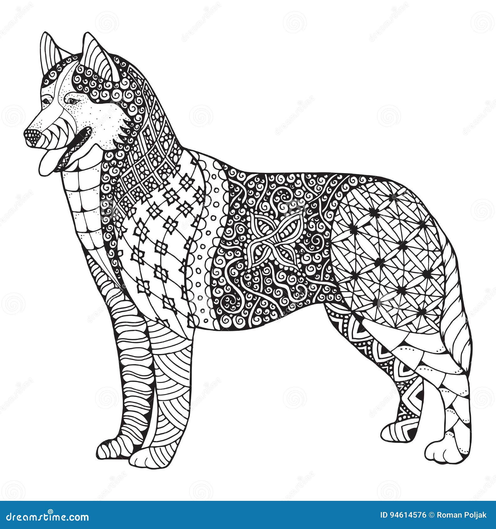 Image Result For German Shepherd Zentangle Image Result For German Shepherd Zentangle