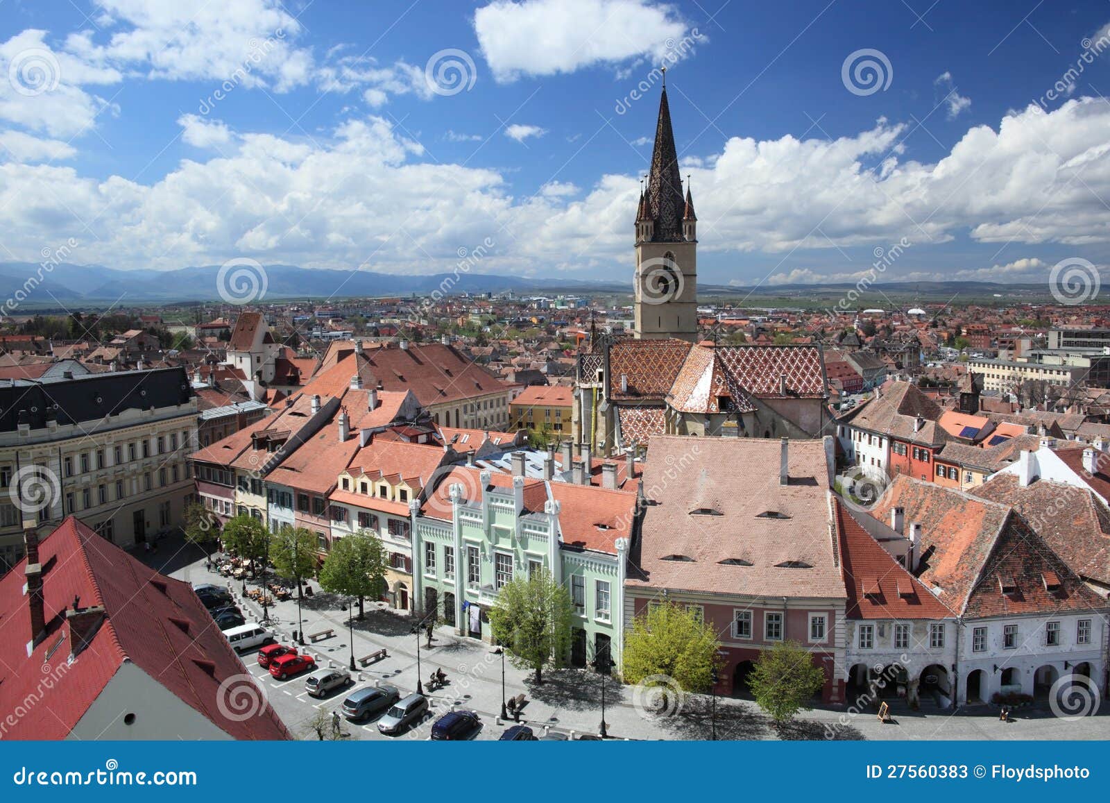 Sibiu (hermannstadt) Large Market Stock Photo, Picture and Royalty