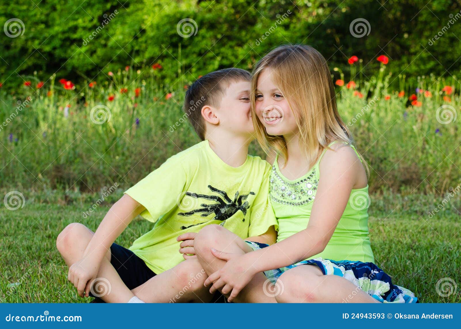 Siblings Sharing Secrets Stock Image Image Of Love Leaning 24943593