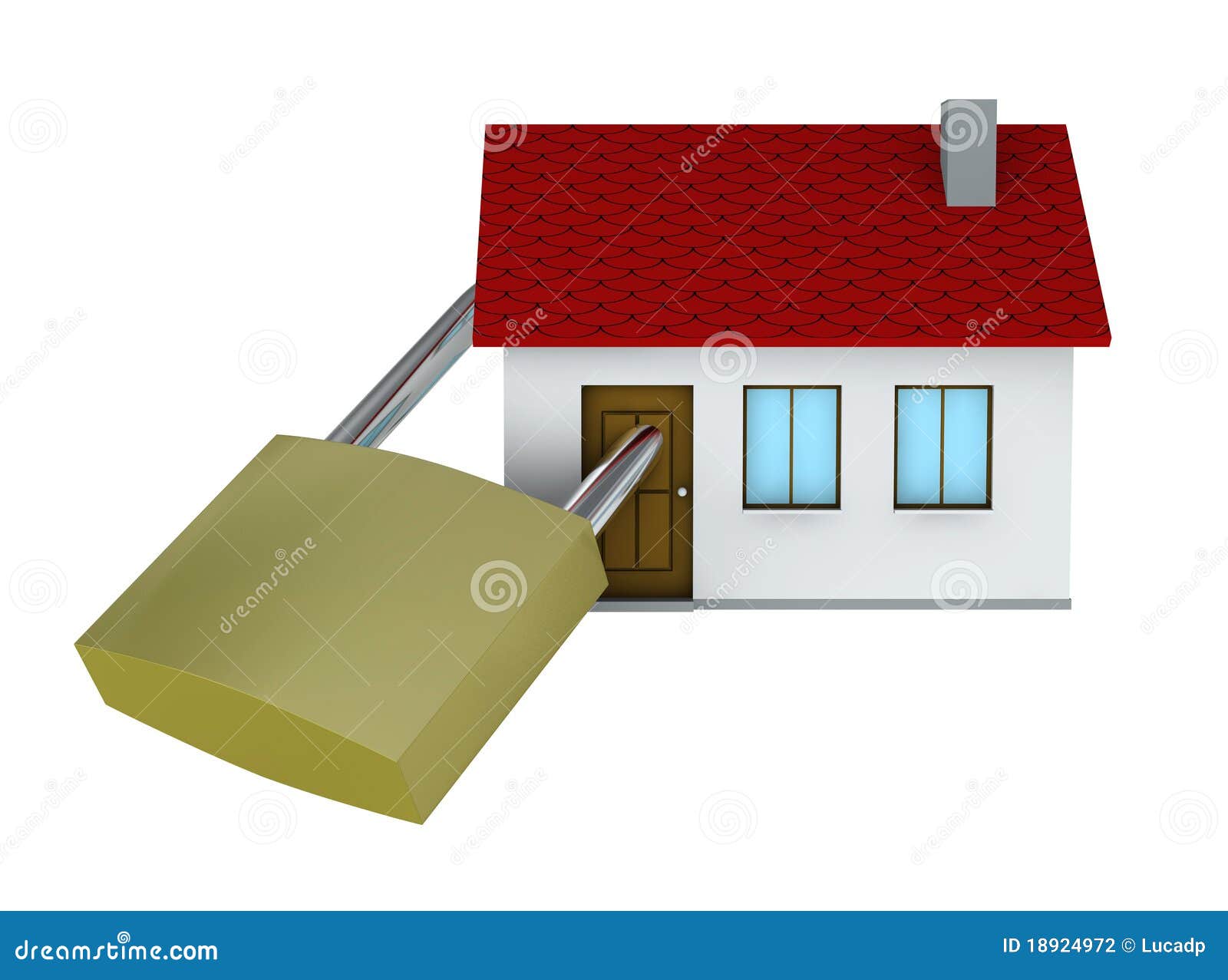 Sicheres Haus Stock Abbildung Illustration Von Haus 18924972