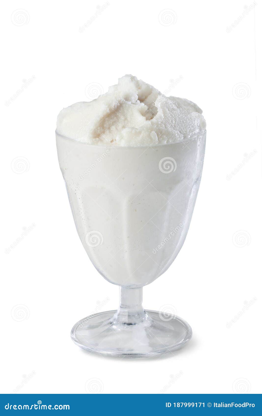 Siciliana Granita Doce Frio Isolada Em Fundo Branco Imagem de Stock -  Imagem de mediterrâneo, alimento: 187999171