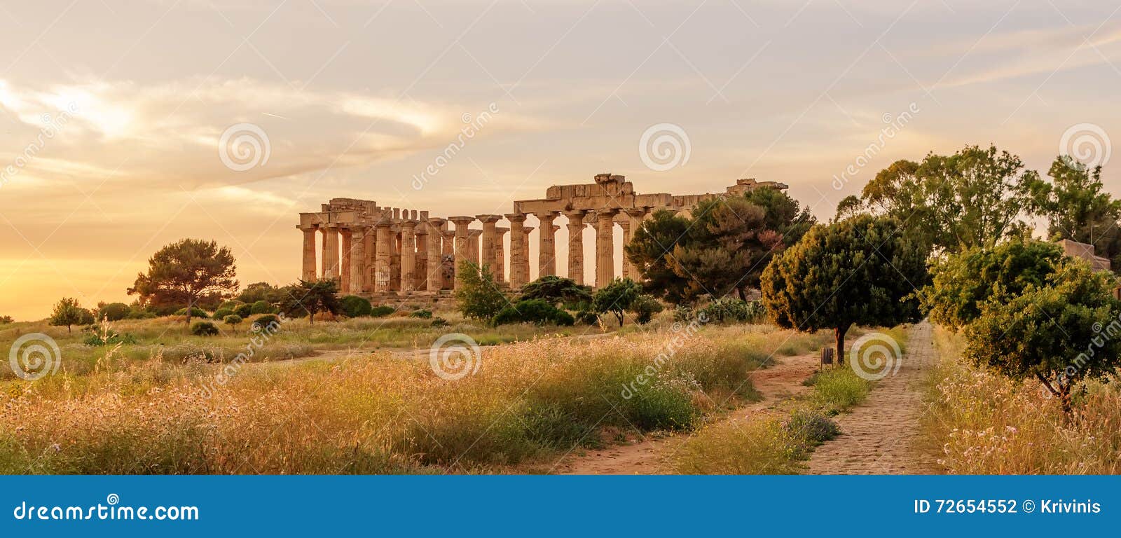 sicily, italy: the temple of hera at selinunte