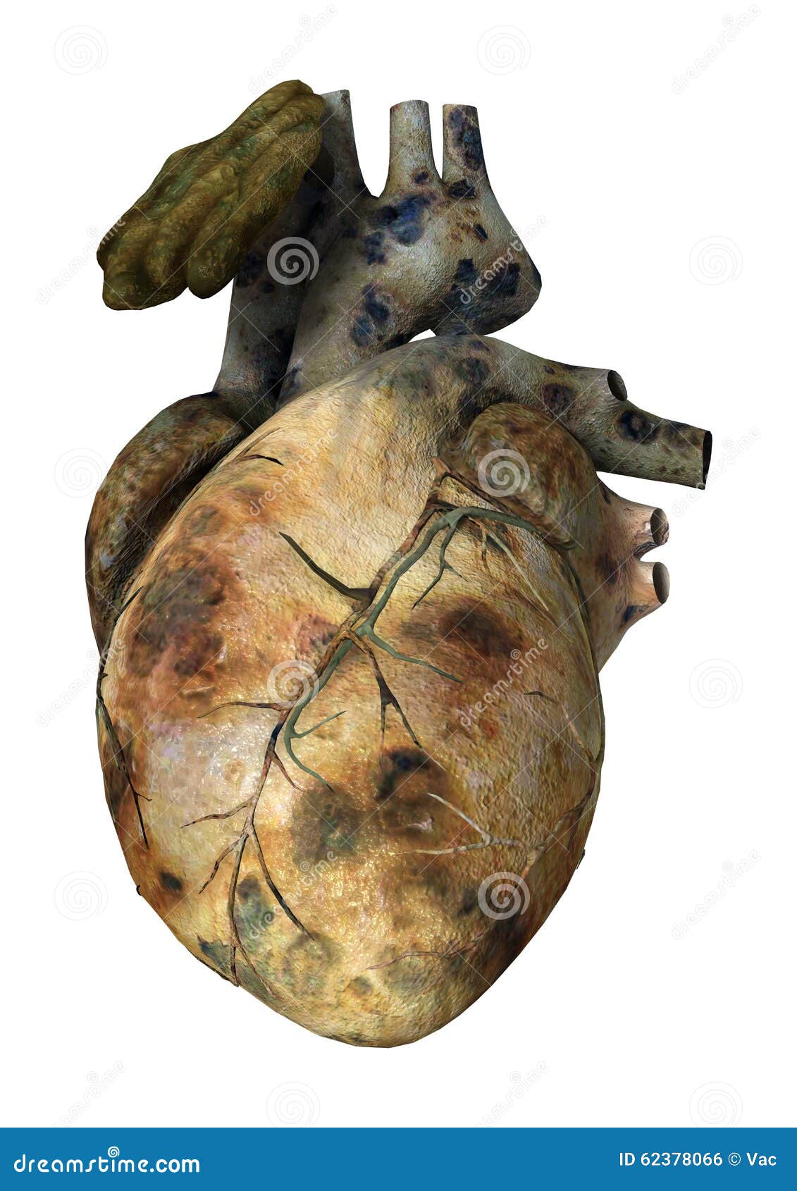 diseased human heart