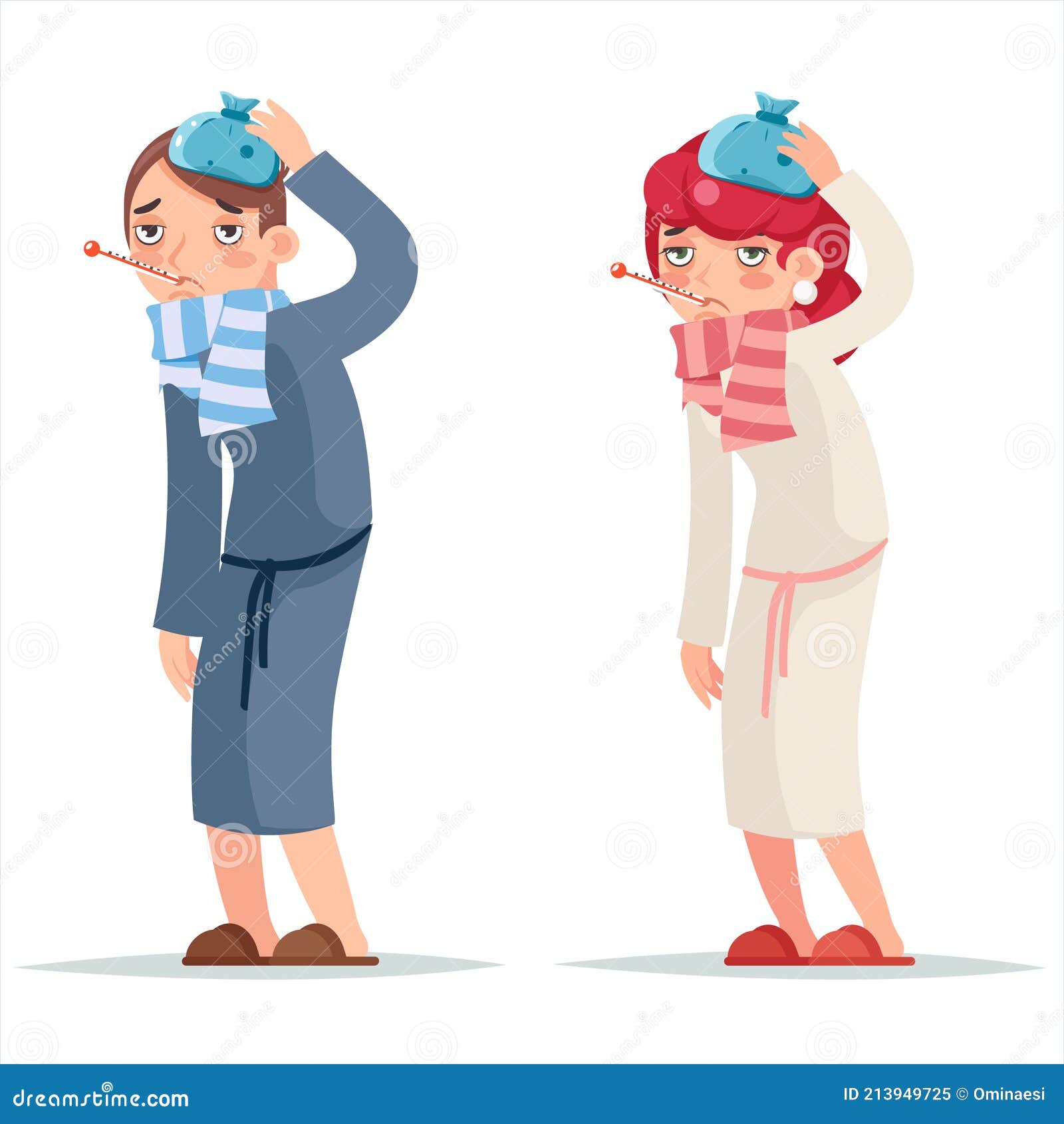 Sick Ill Female Male Cold Virus Flu Disease Illness Medicine Woman Cartoon Design Character Vector Illustration Stock Vector - Illustration of cartoon, vector: 213949725 Sick Ill Female Male Cold Virus Flu Disease Illness Medicine Woman Cartoon Design Character Vector Illustration Stock Vector - Illustration of cartoon, vector: 213949725