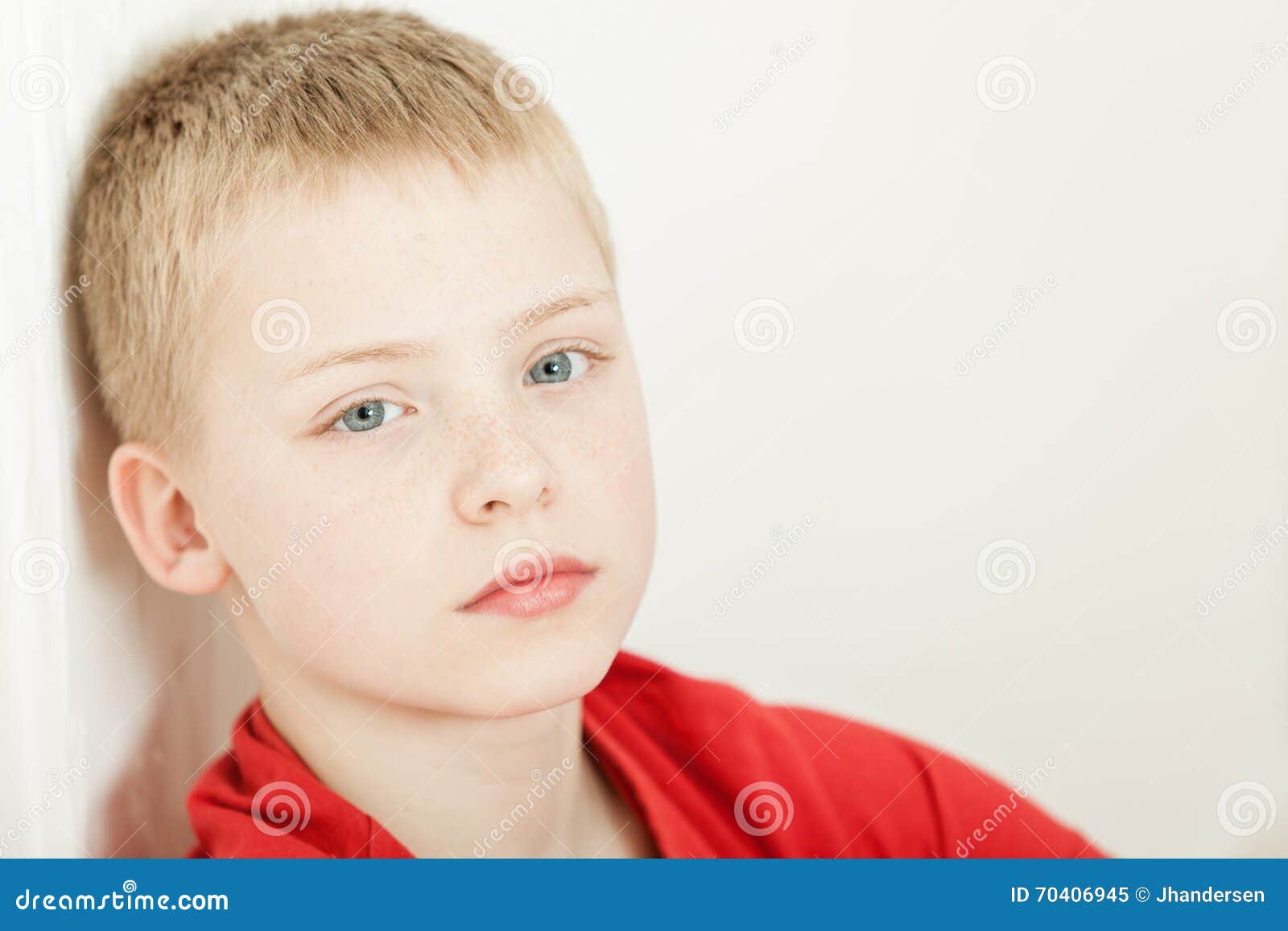 Im Sick And Tired Of My Childhood Sick Little Boy with Tired Expression Against Wall Stock Image - Image