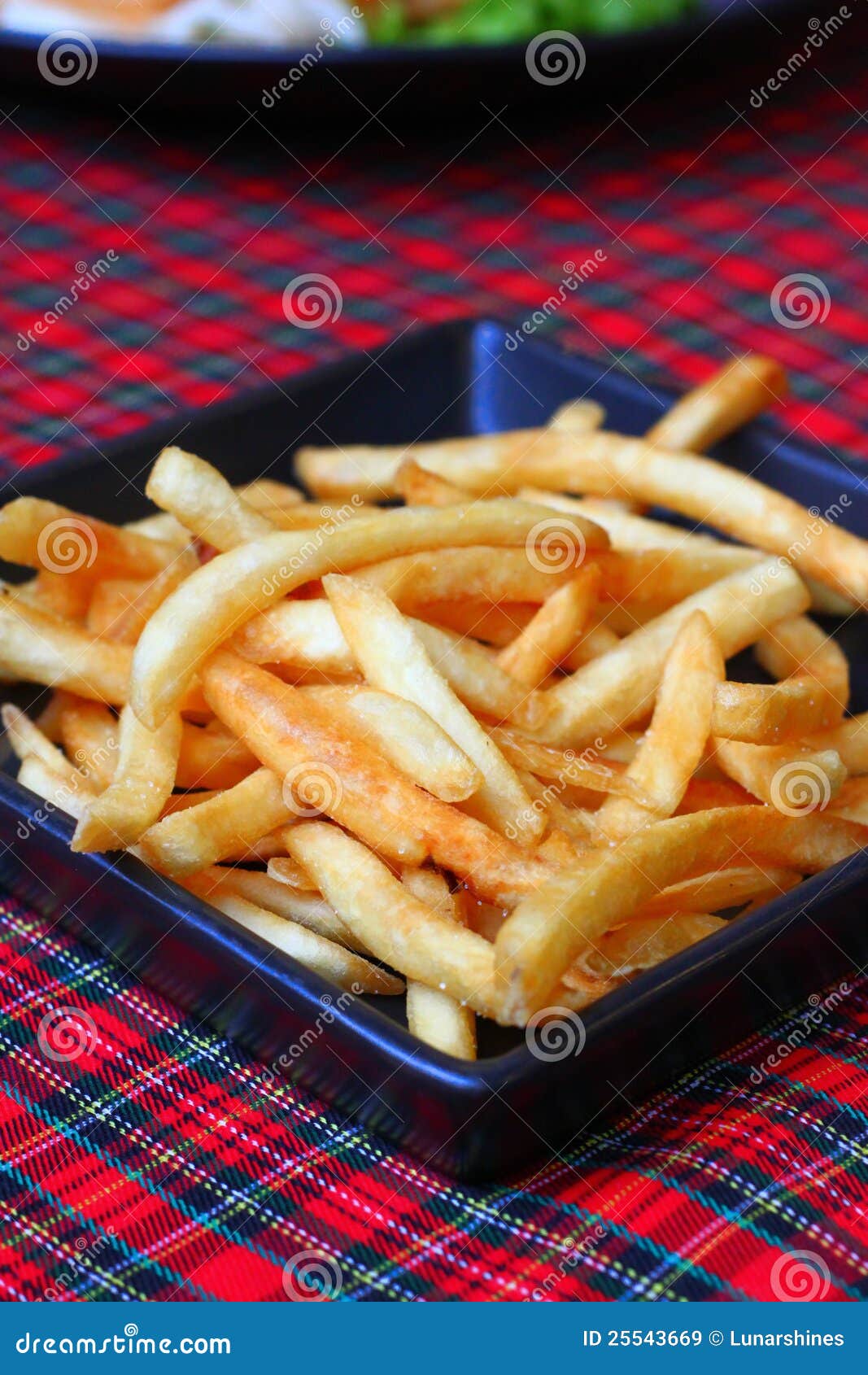 Side Dish French Fries Served Stock Image Image of french, macro