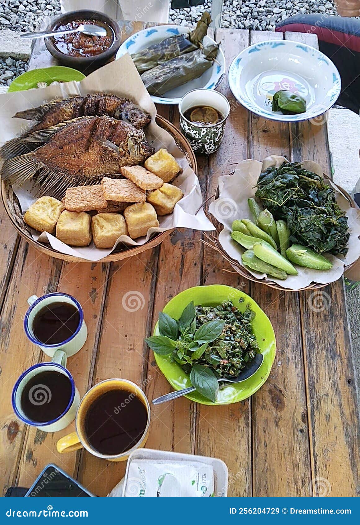 Side dishes for lunch stock image. Image of tofu, food 256204729