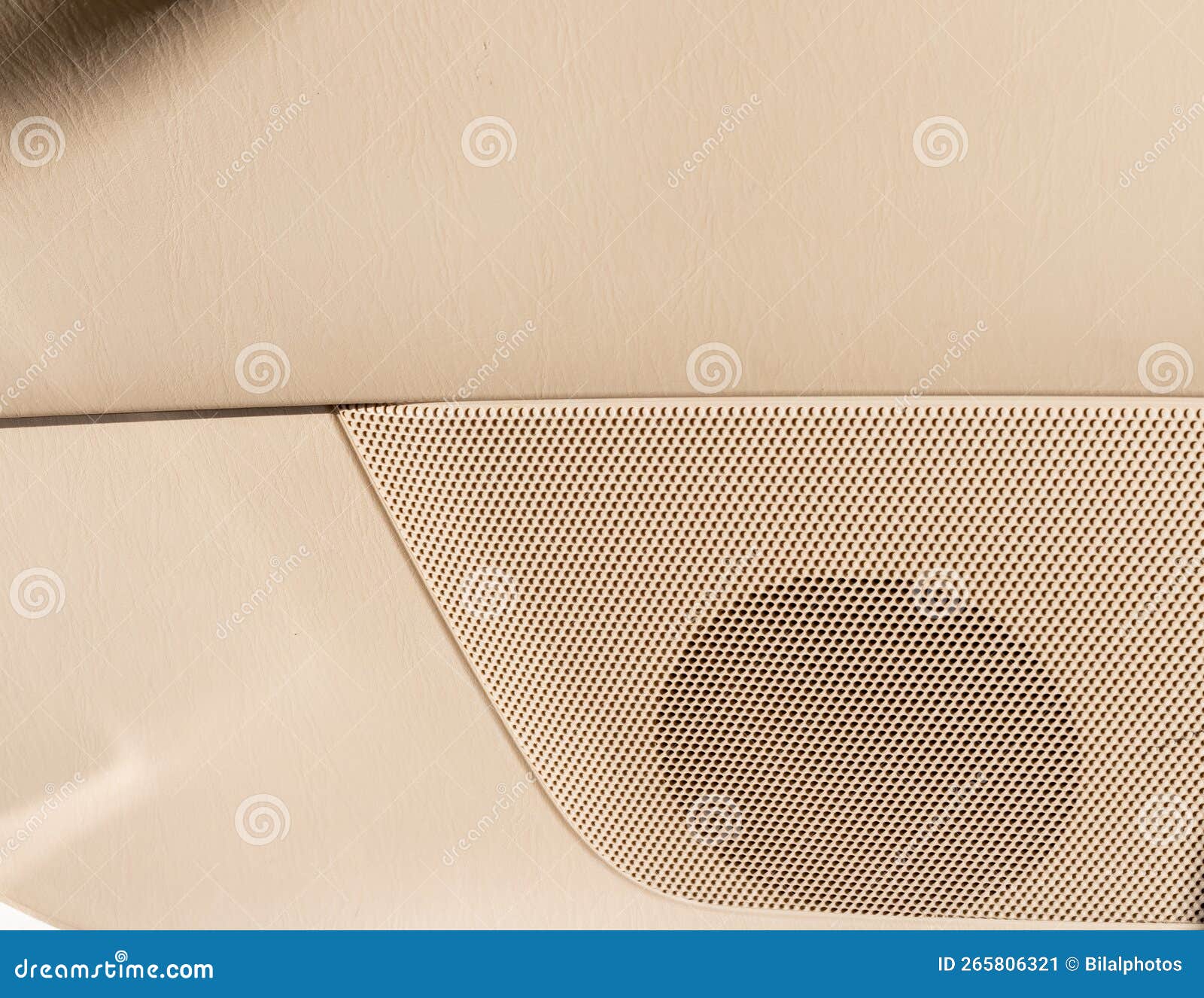Side door speaker in a car stock image. Image of audio 265806321