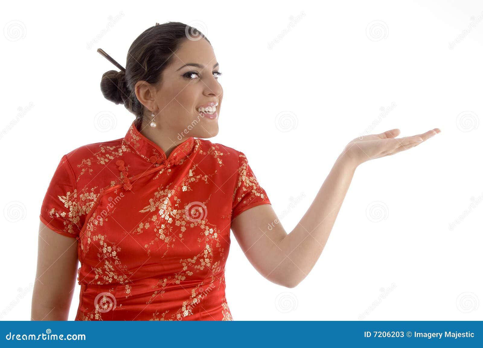Side Pose Of Woman With Folded Hands Stock Image Image Of Posing Hand 763