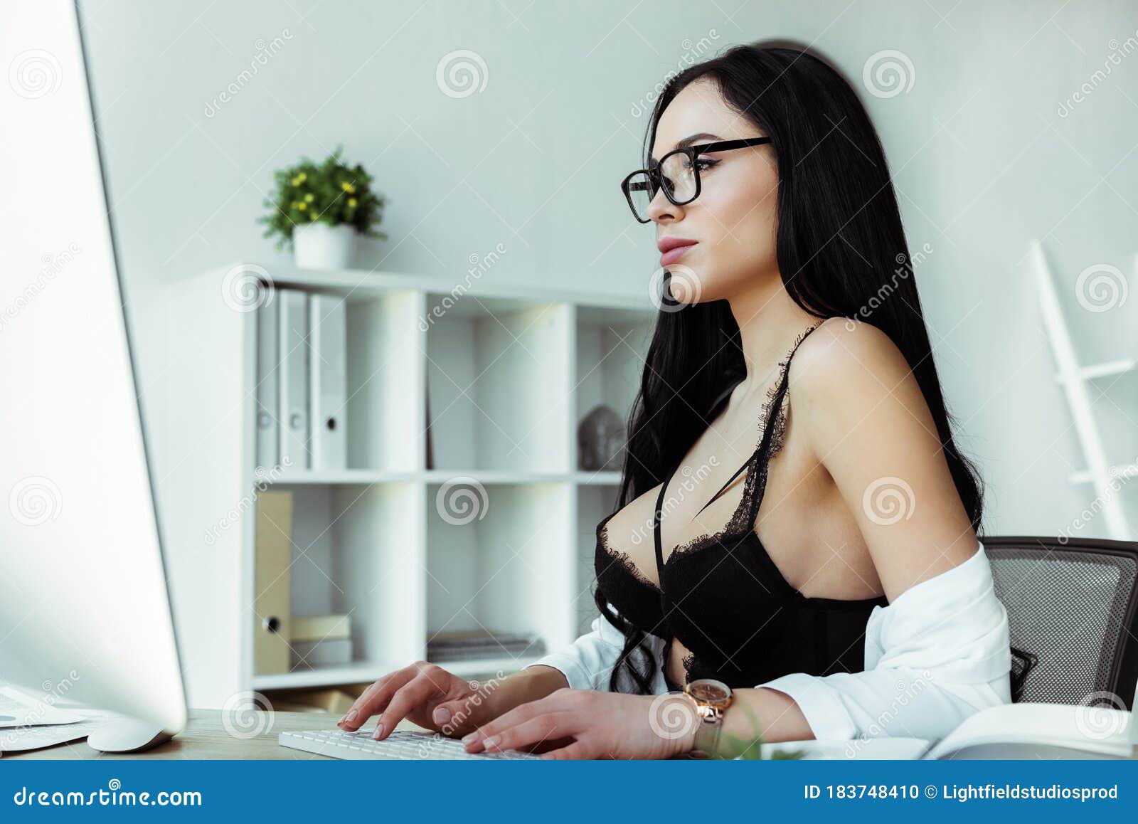 Sexy Secretary Stock Photo - Download Image Now - iStock