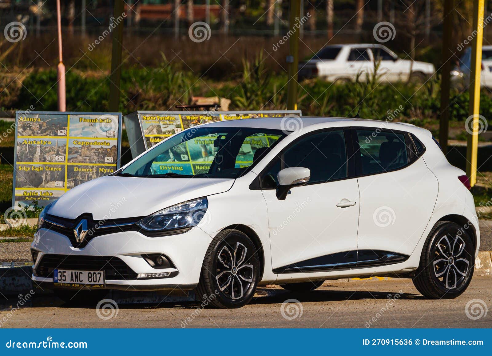 Renault Clio Isolated on White Stock Image - Image of european, french:  64911181