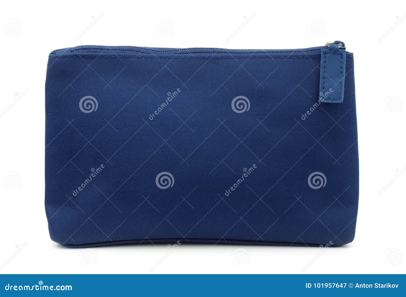 Side View of Blue Toiletry Bag Stock Image - Image of purse, beauty ...