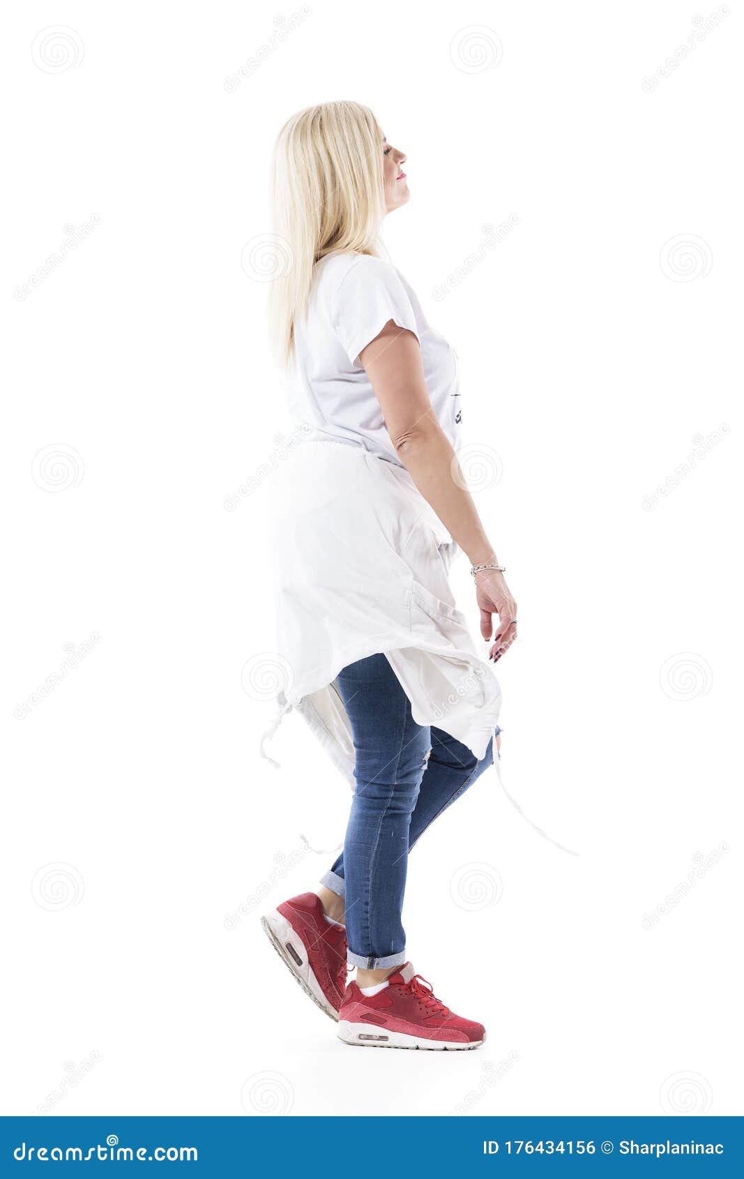 Woman Sport Clothes Walking Looking Away Stock Photos - Free & Royalty-Free  Stock Photos from Dreamstime