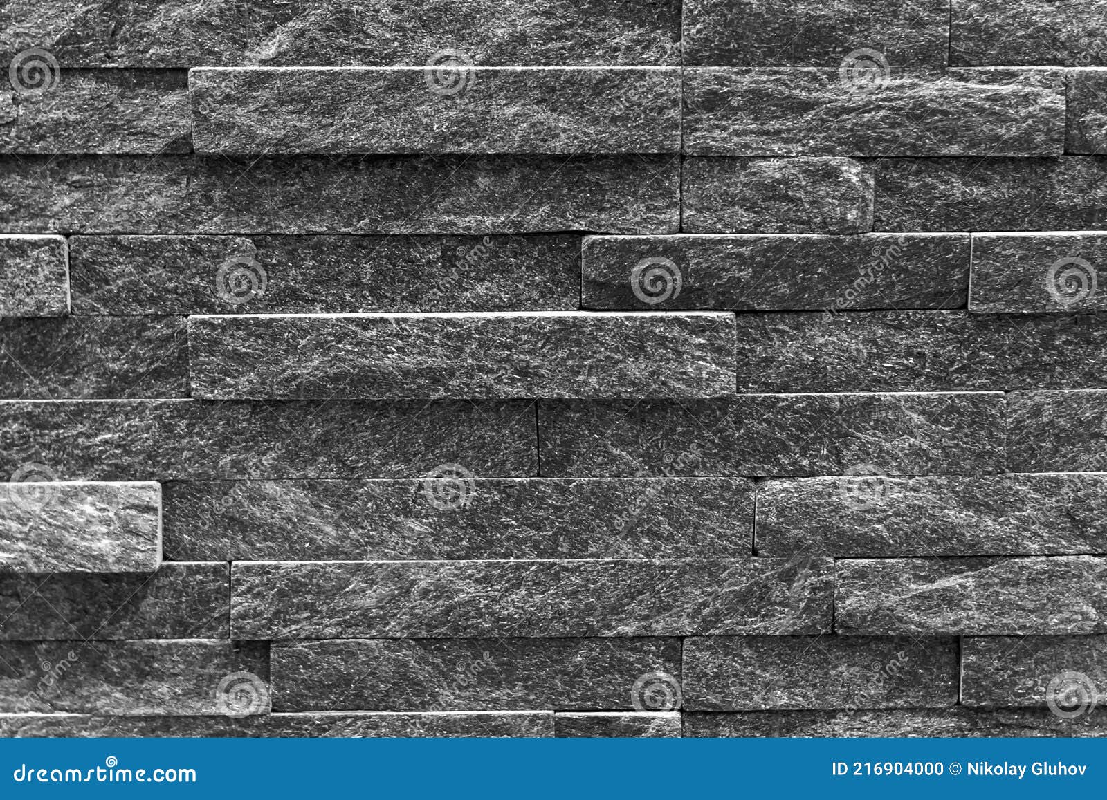 Gray Background is Made of Artificial Stone. Side View, Indoors ...