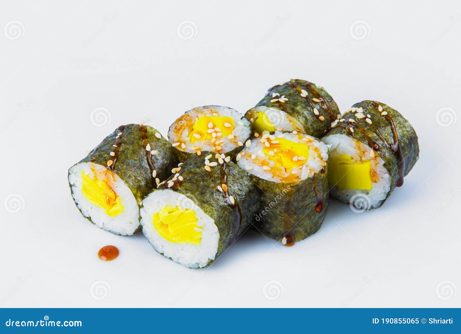 Close Up Of Tamagoyaki Maki Roll With Egg Omelet And Rice Wrapped In Nori Seaweed Isolated On Gray Background Stock Image Image Of Asian Eating Close Up Of Tamagoyaki Maki Roll With Egg Omelet And Rice Wrapped In Nori Seaweed Isolated On Gray Background Stock Image Image Of Asian Eating