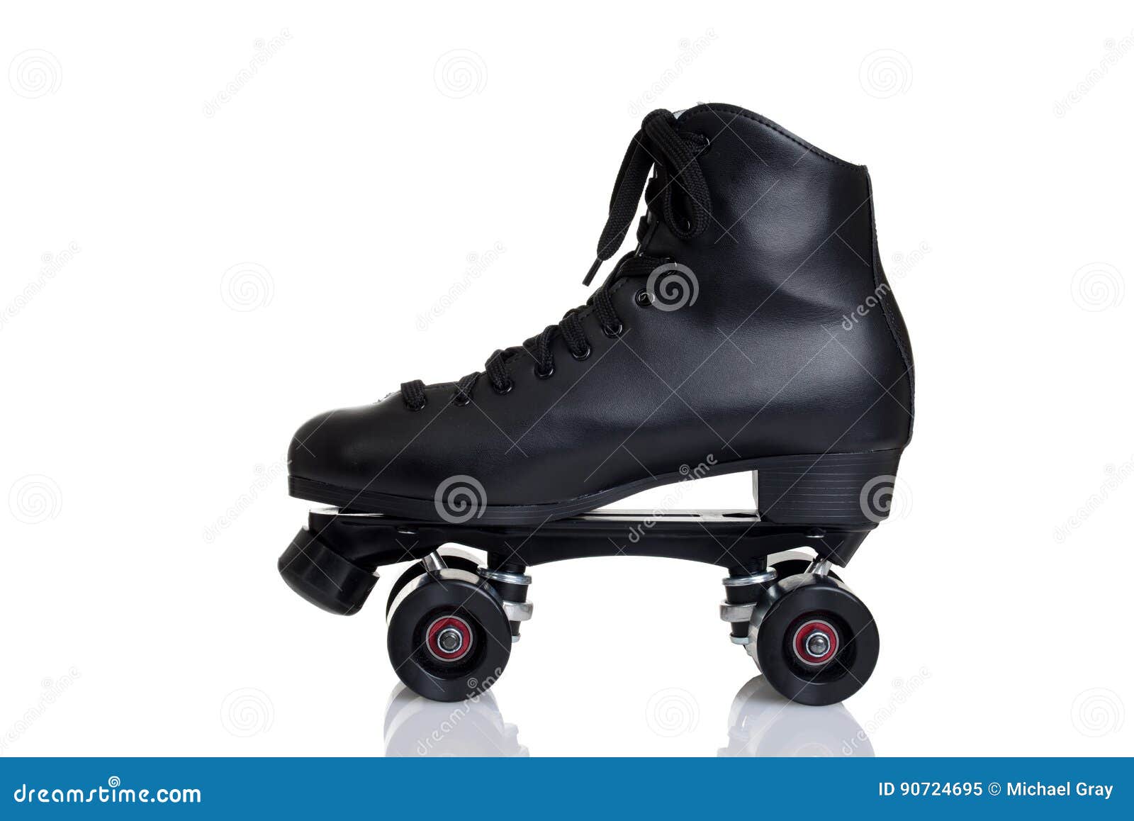 Side View Men`s Quad Roller Skate Stock Image Image of retro, side
