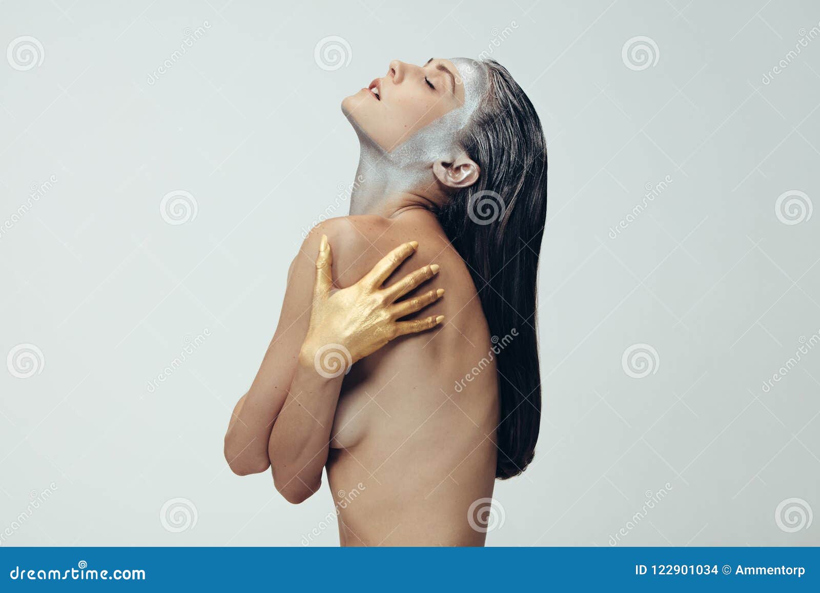 Nude Girl Body Paint