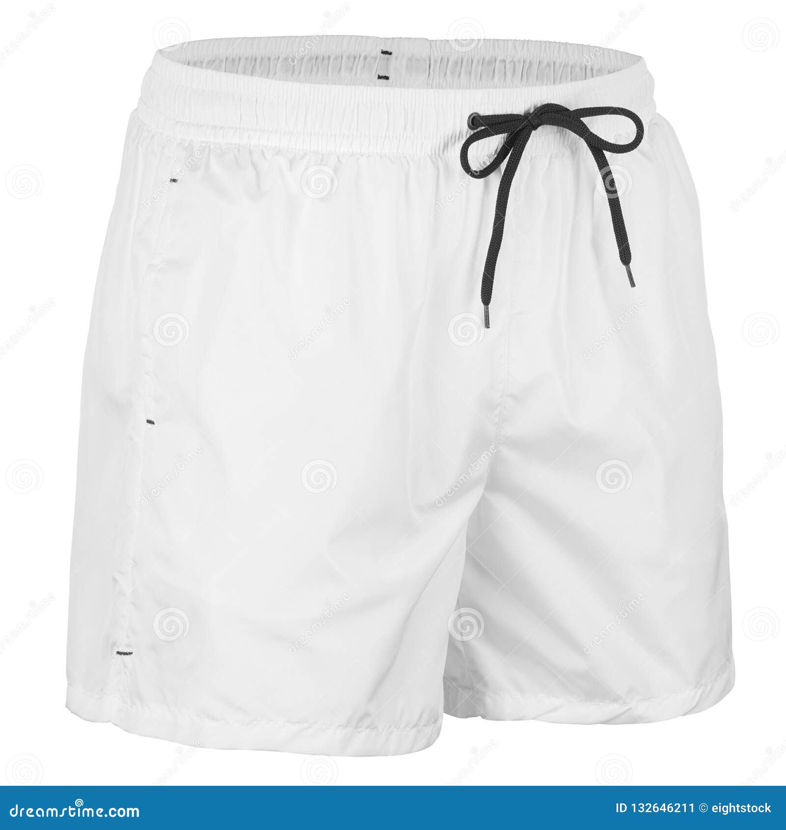 Download Side View Of White Men Shorts For Swimming Stock Image ...