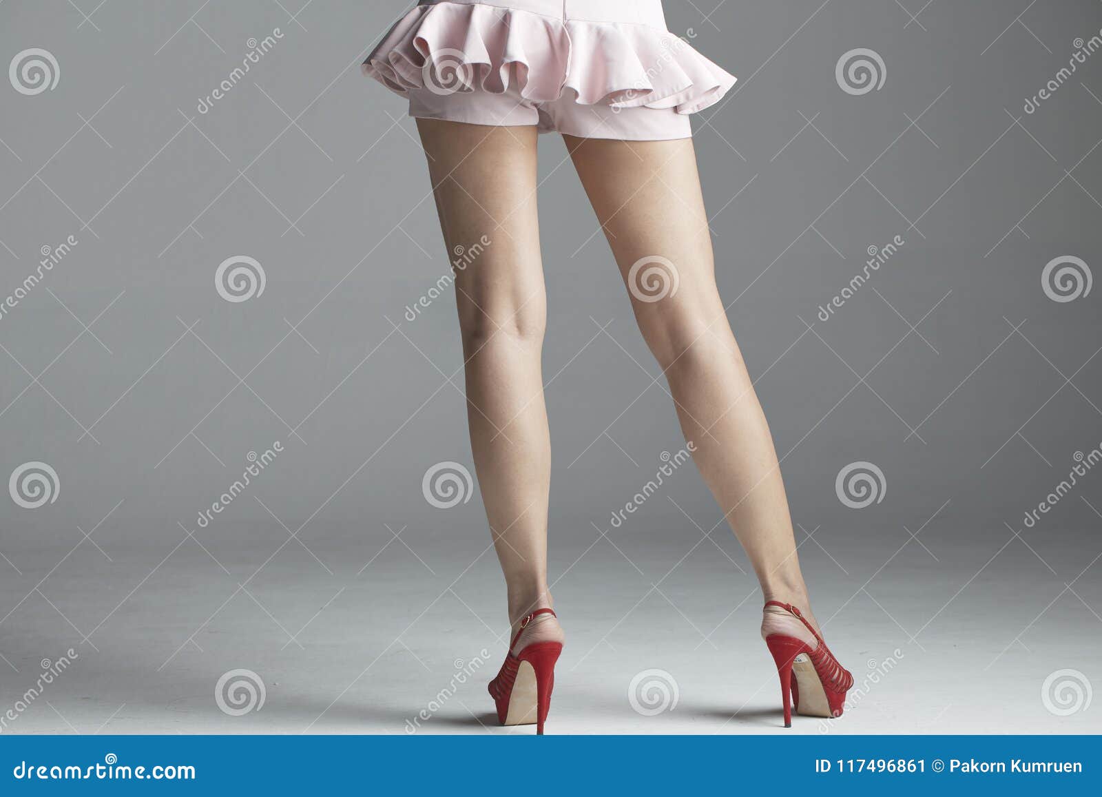Side View of Young Woman Legs Stock Image - Image of modern, lady ...