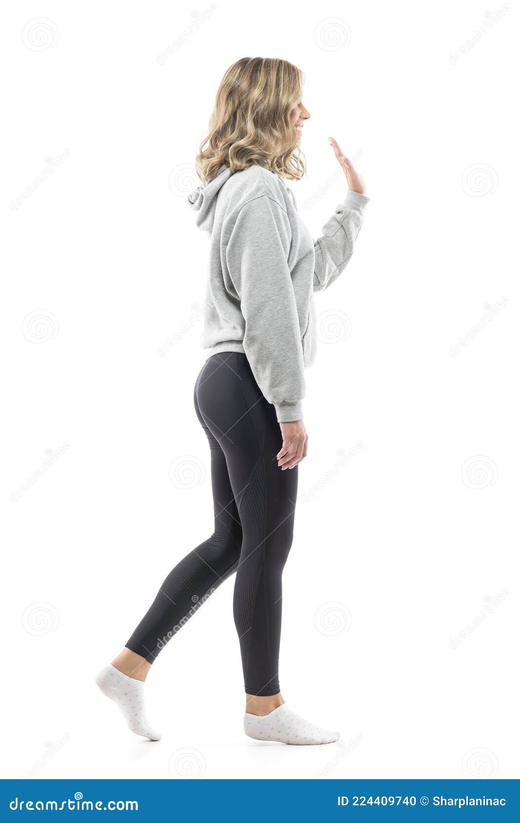 Woman Sport Clothes Walking Looking Away Stock Photos - Free & Royalty-Free  Stock Photos from Dreamstime