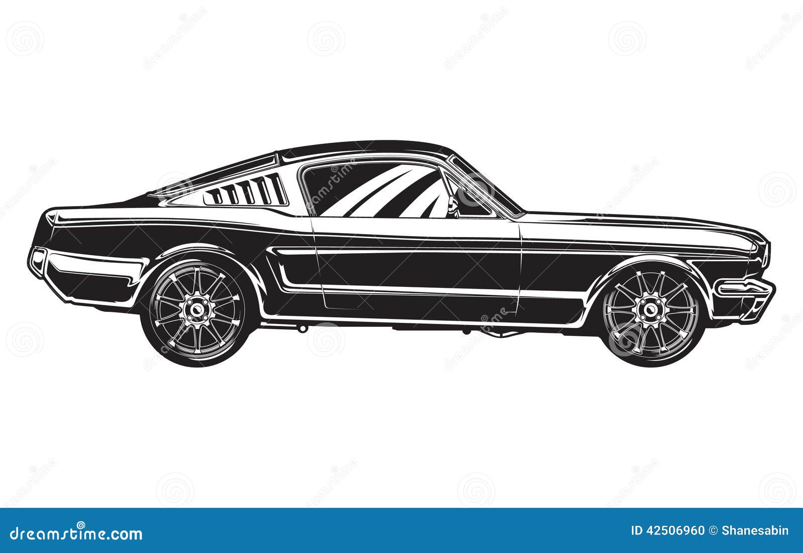 muscle car clipart vector - photo #23