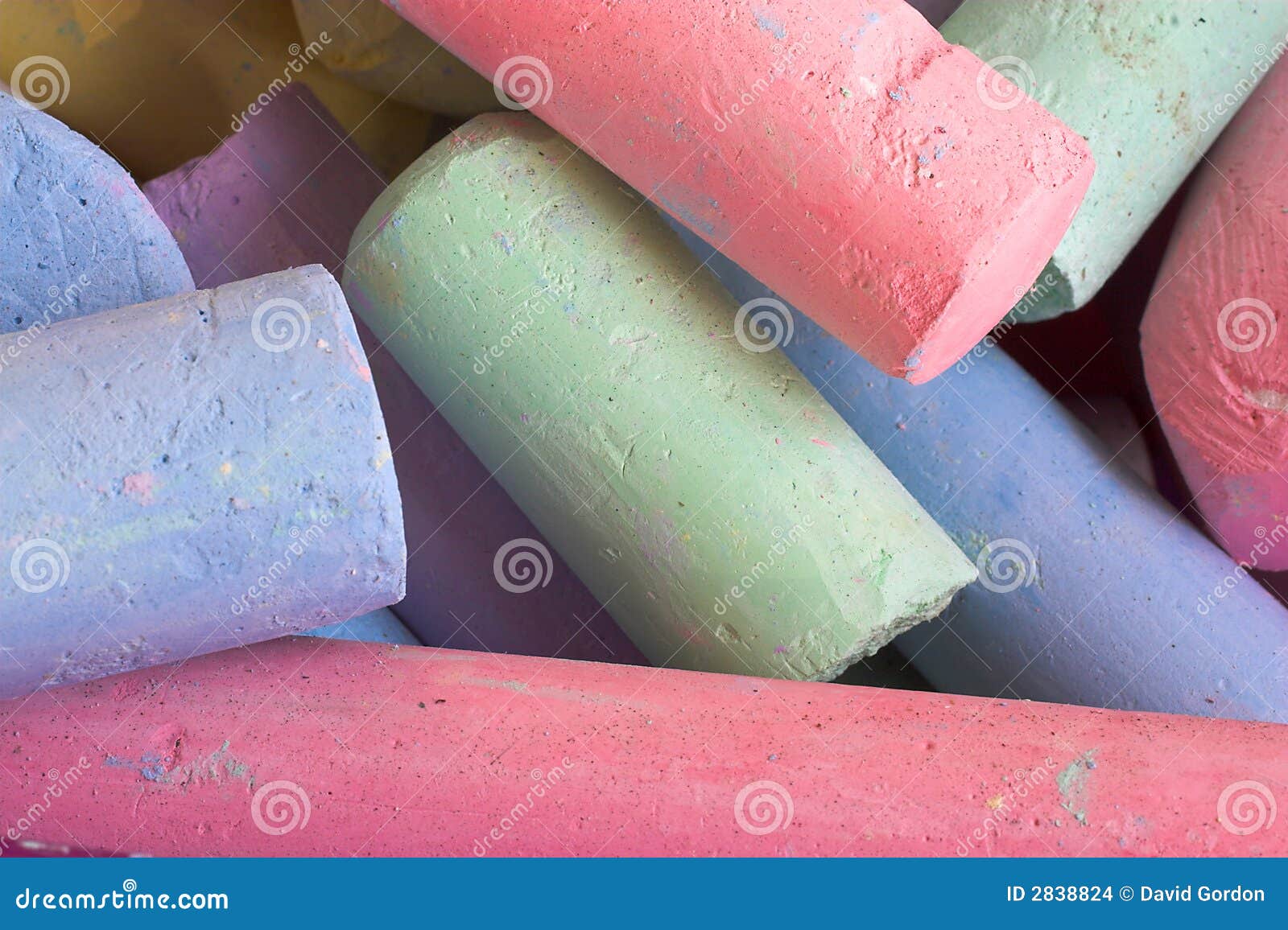 Sidewalk Chalk stock photo. Image of pastels, purple, assorted 2838824