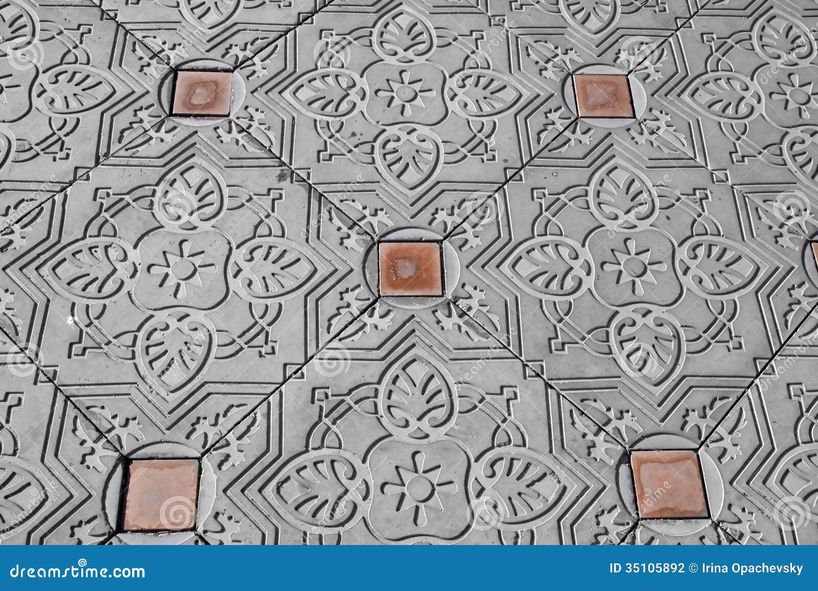 Sidewalk tiles stock photo. Image of relief, outdoor 35105892