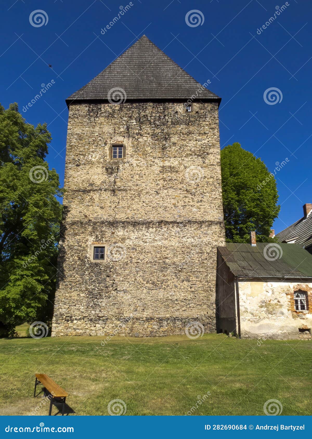 siedlecin tower in poland