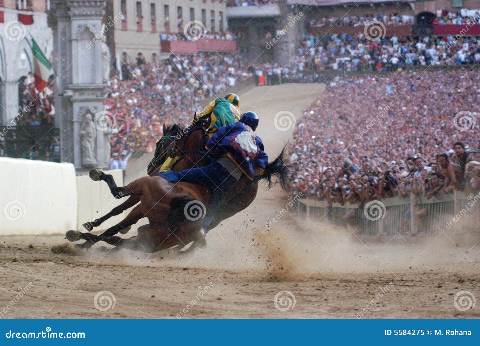 Ongunstig zonlicht huichelarij Siena s palio horse race editorial image. Image of riders - 5584275