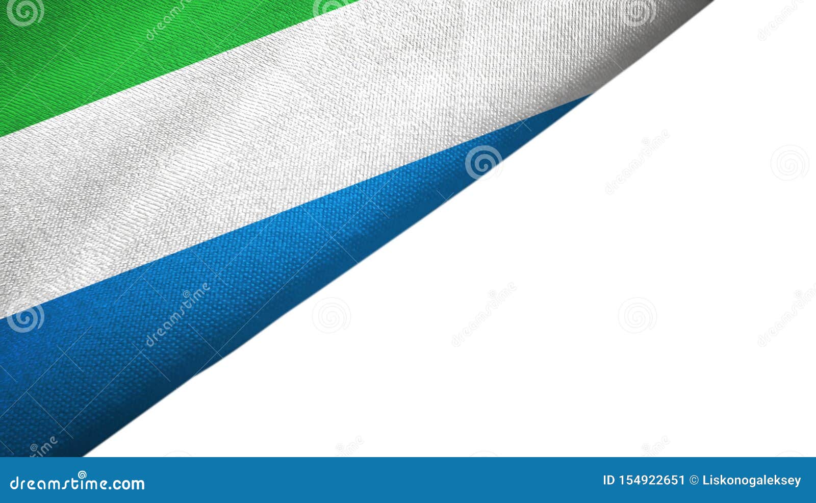 Sierra Leone Flag Left Side with Blank Copy Space Stock Illustration -  Illustration of democracy, texture: 154922651