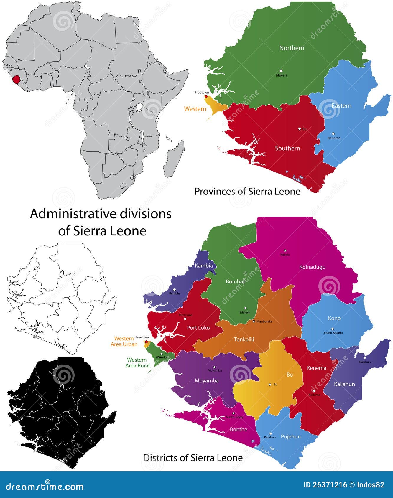 sierra leone map