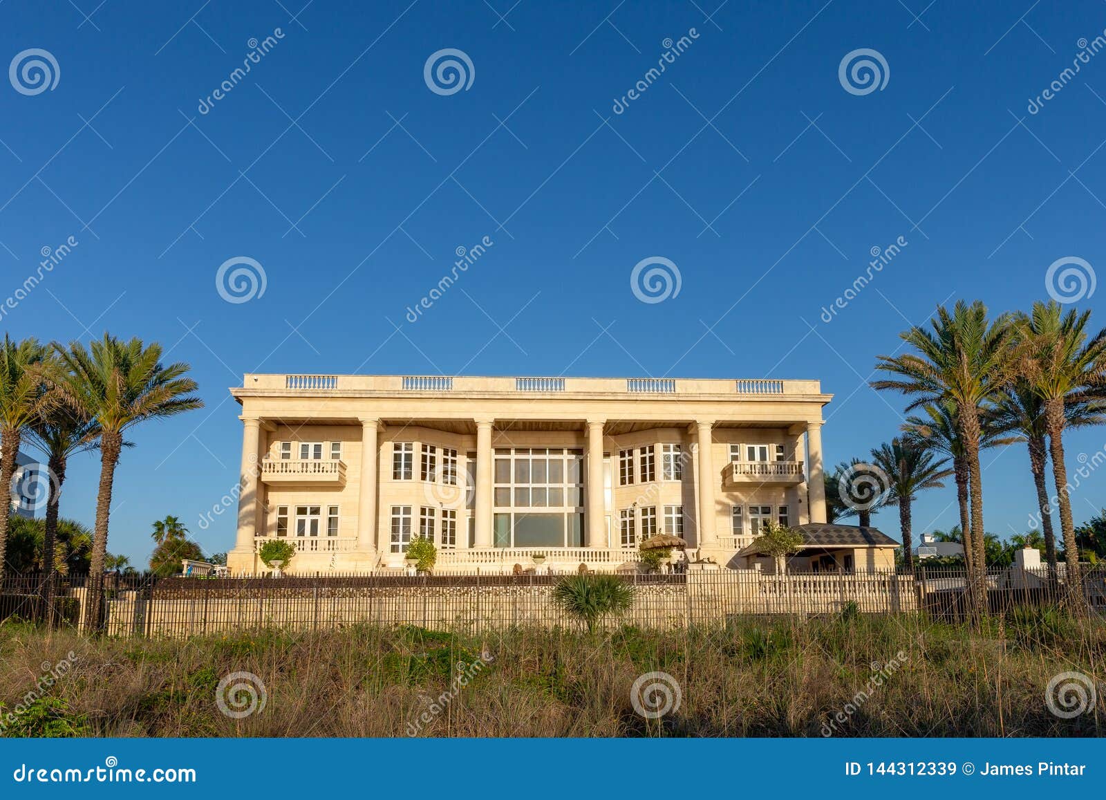 siesta key mansion editorial stock image image of travel 144312339