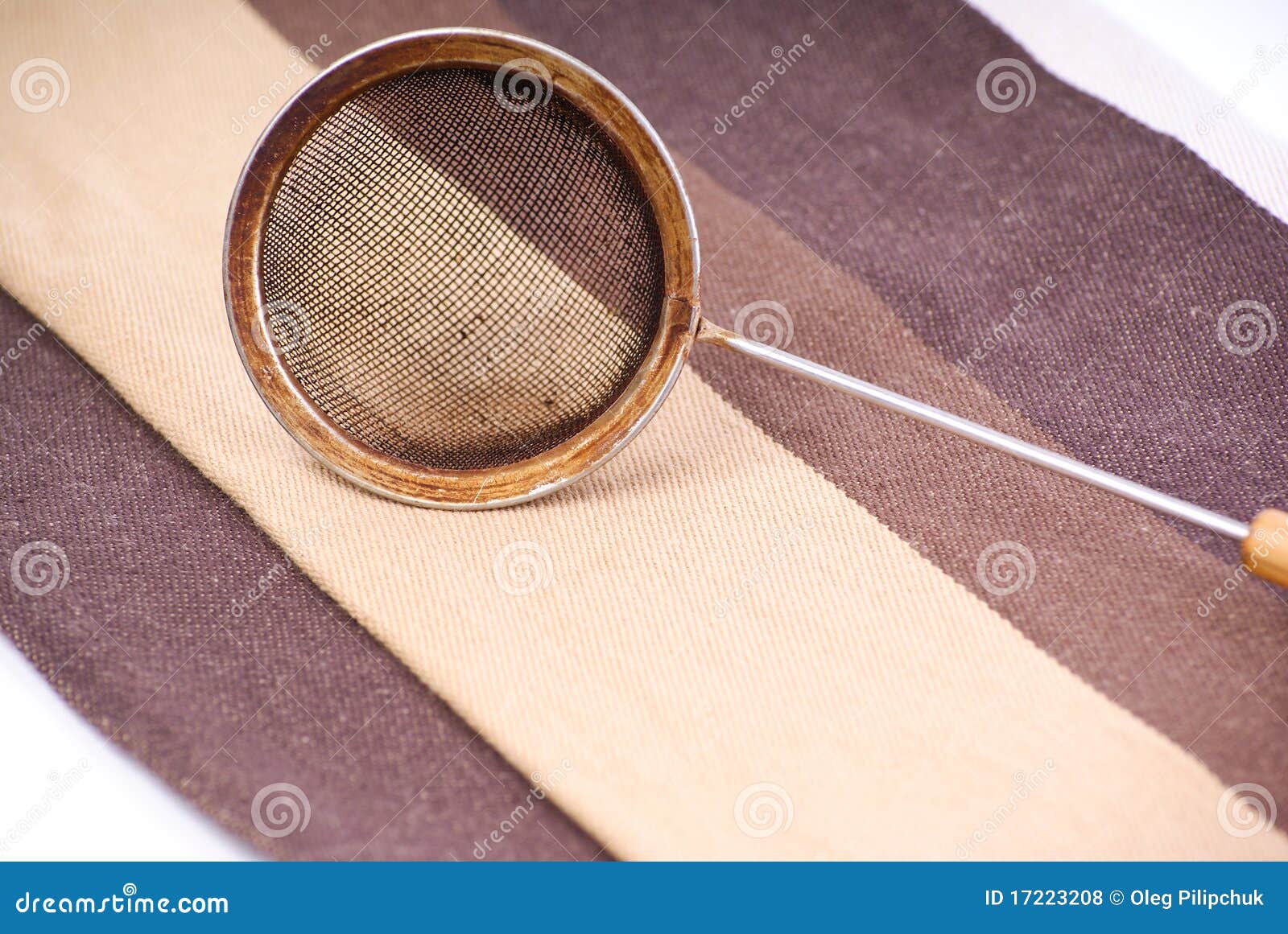 Sieve for brewing stock photo. Image of colored, service 17223208