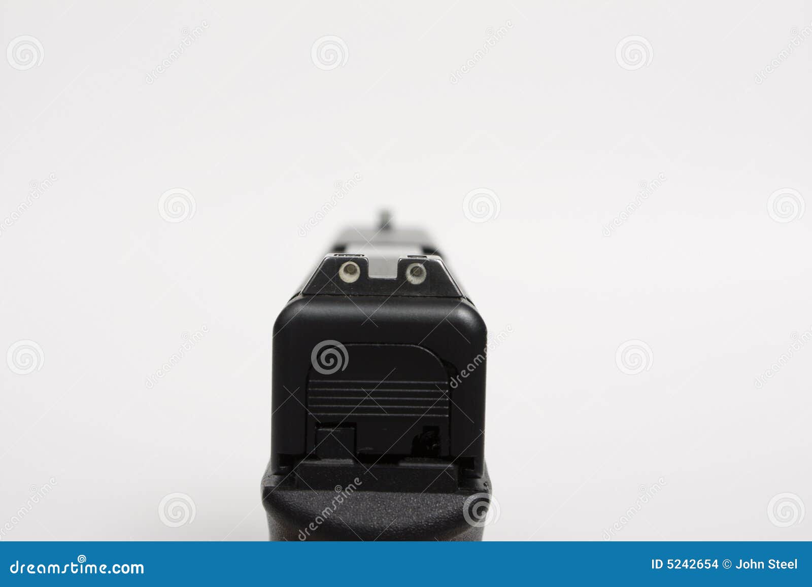sights of a handgun