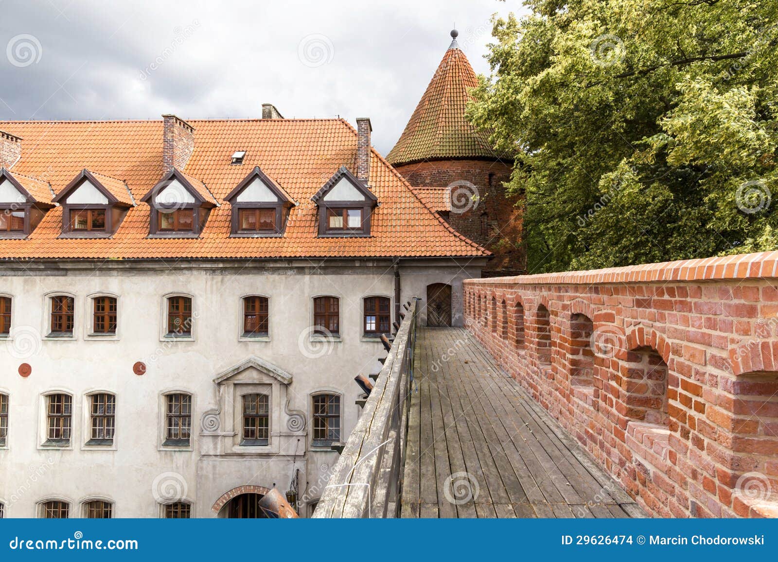 sights of poland. castle bytow .