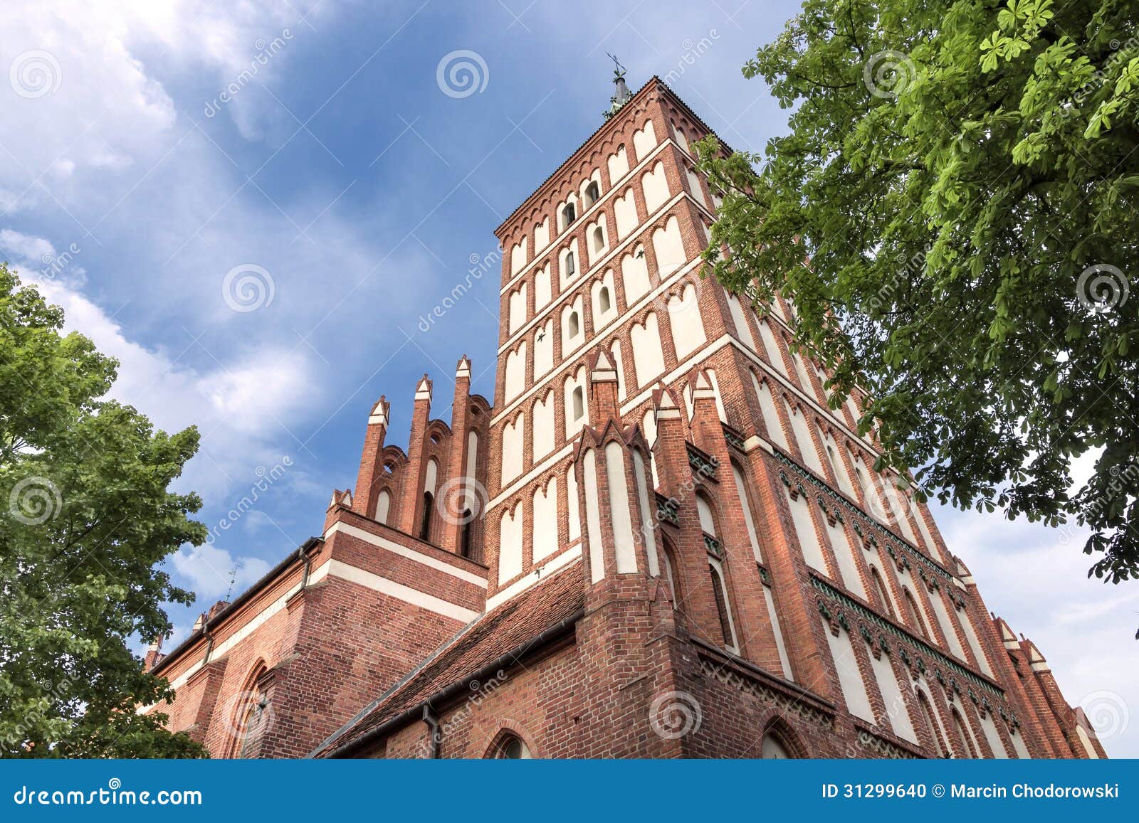 sights of poland. old town in olsztyn